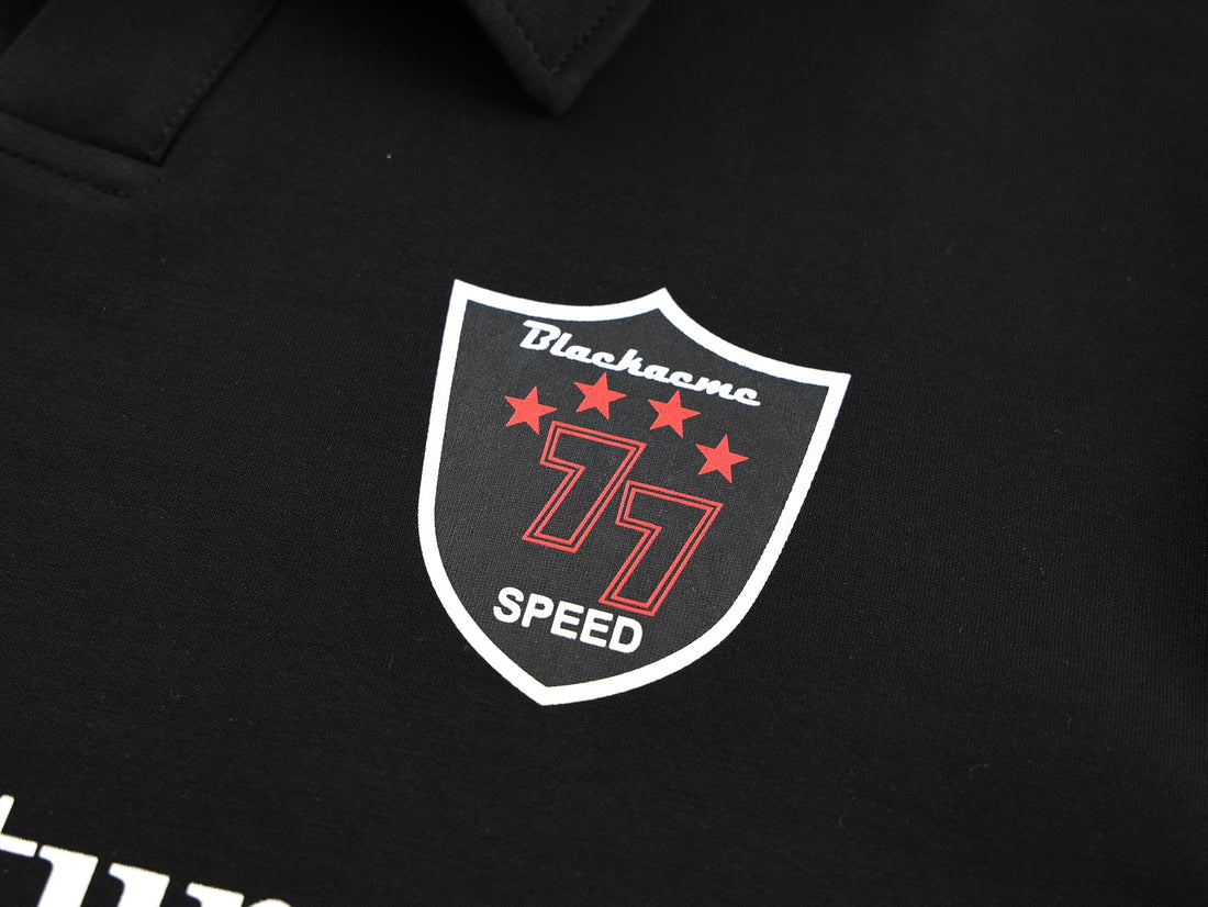 3-6-5.shop Sports Crest Long-Sleeve Polo