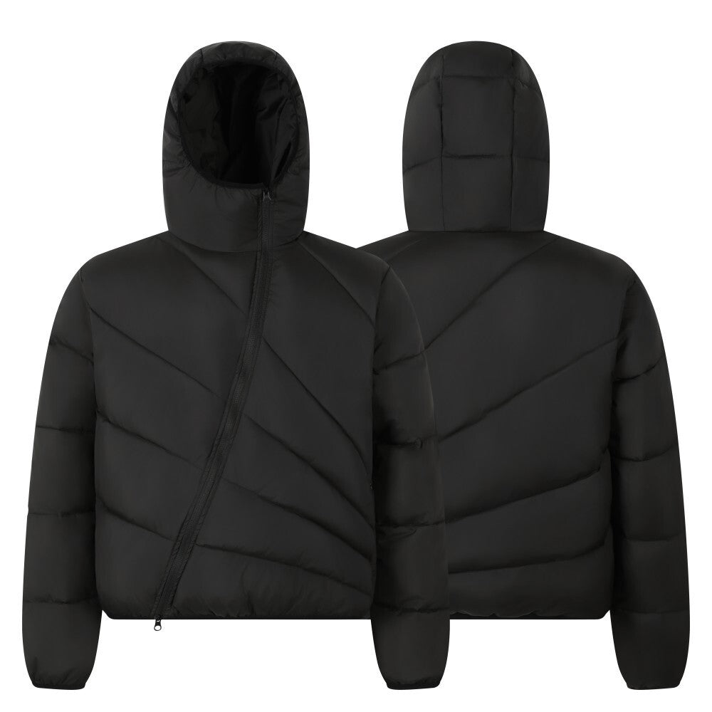 3-6-5.shop Asymmetric Zip Puffer Jacket