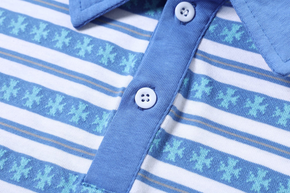 3-6-5.shop Heritage Stripe Long Sleeve Polo
