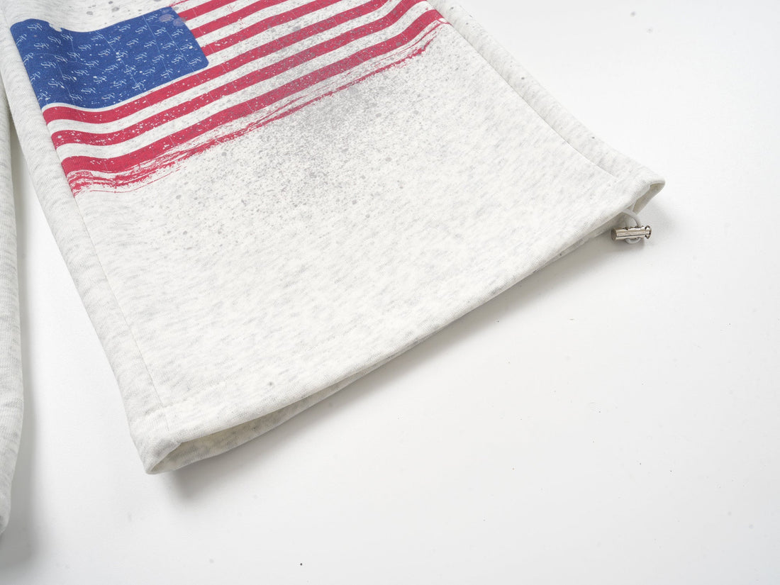 3-6-5.shop USA Flag Print Street Sweatpants