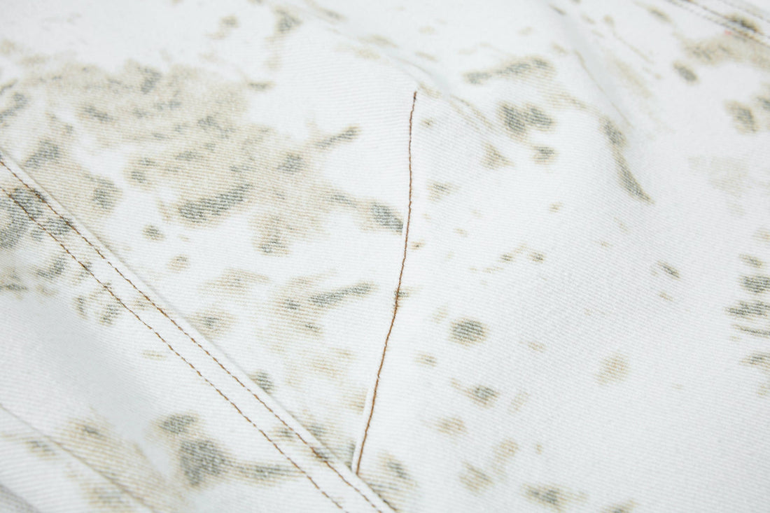 3-6-5.shop Vintage Splatter Barrel Jeans