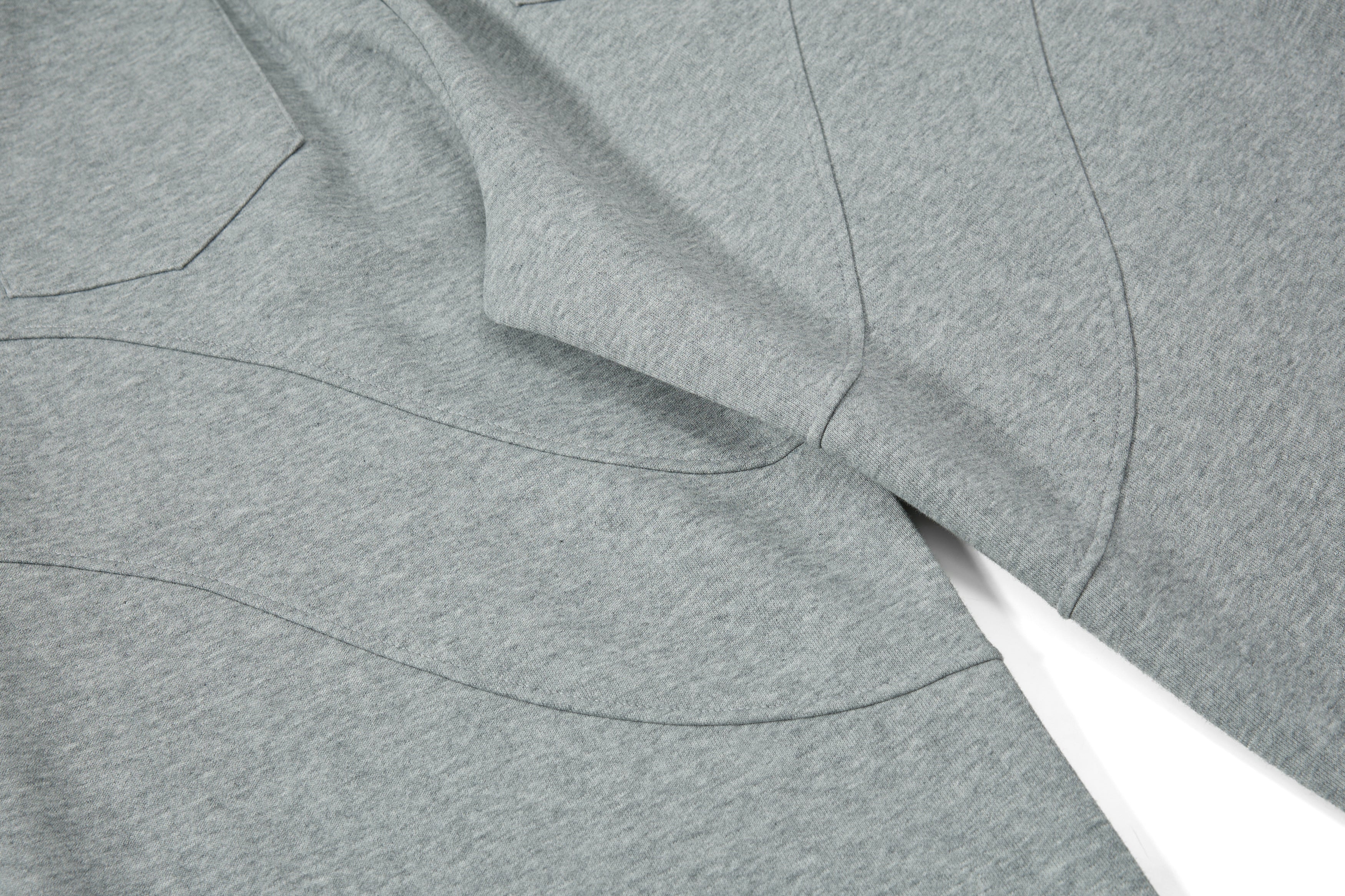 3-6-5.shop Curved Panel Wide-Leg Sweatpants