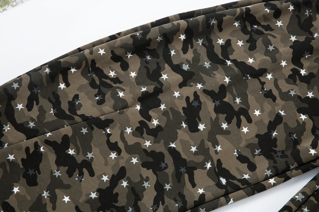 3-6-5.shop Star Camo Wide-Leg Sweatpants
