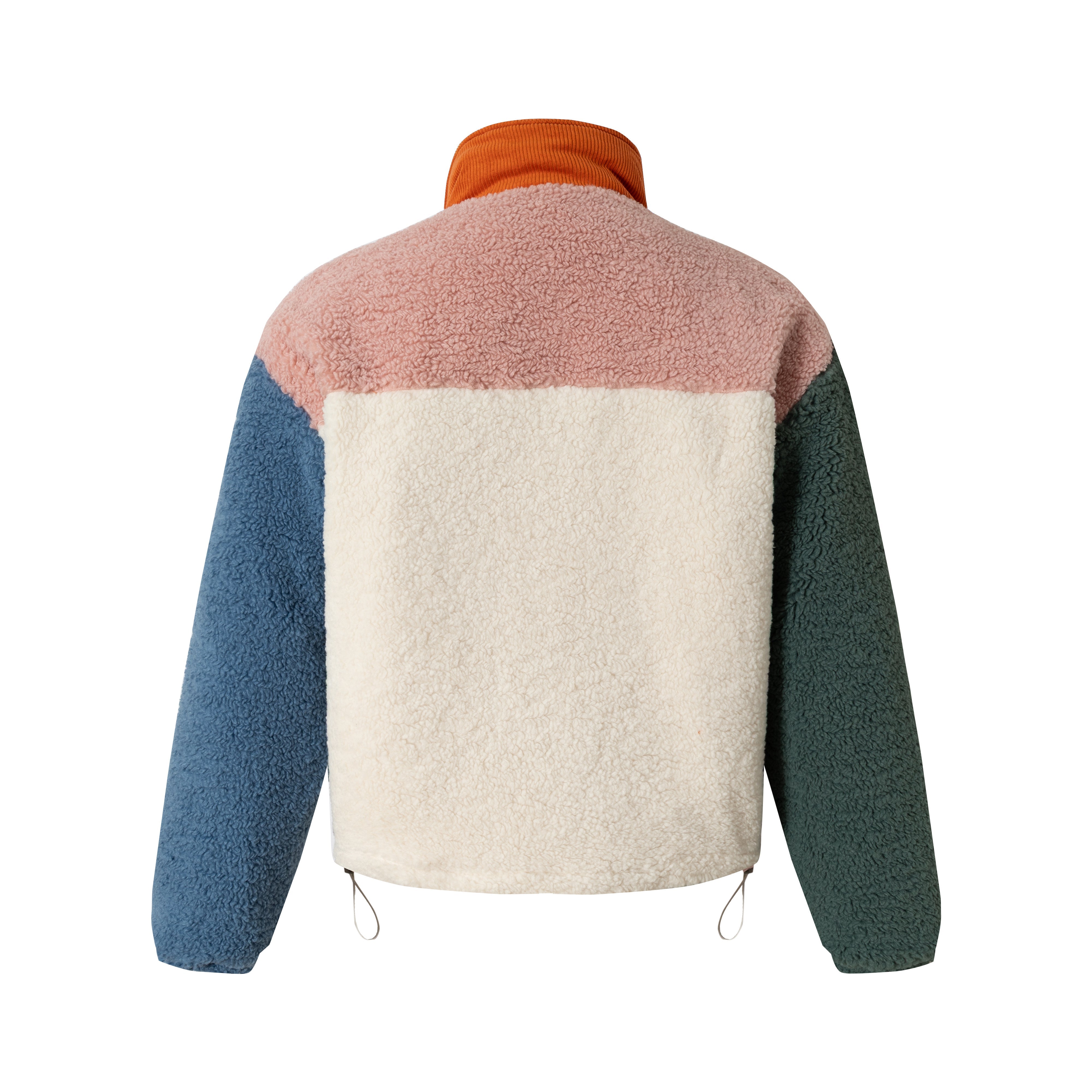 3-6-5.shop Colorblock Fleece Zip Jacket