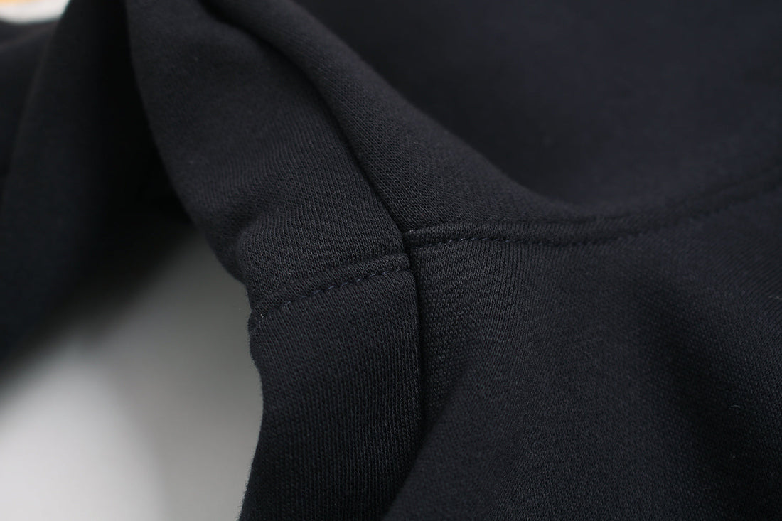 3-6-5.shop Fleece-Lined Sports Letter Wide-Leg Sweatpants