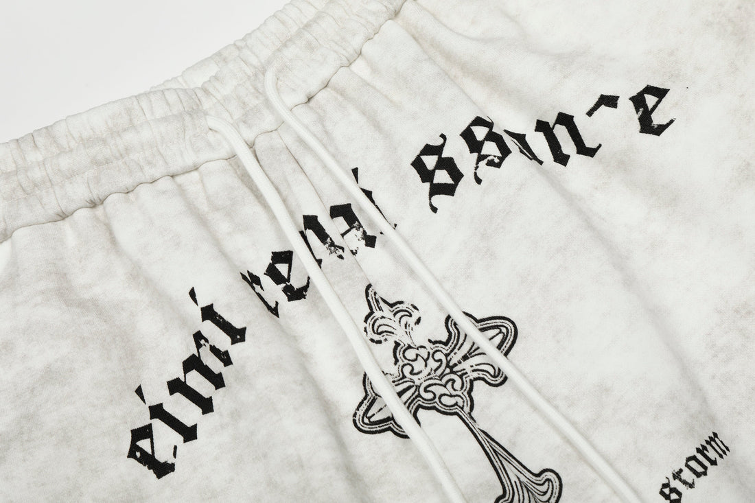 3-6-5.shop Vintage Graphic Sweatpants