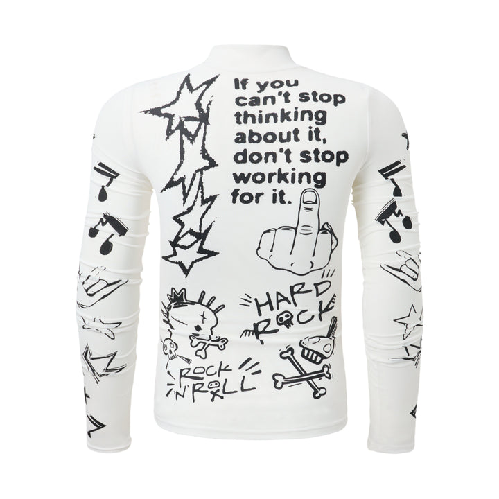 3-6-5.shop Graphic Long Sleeve Top