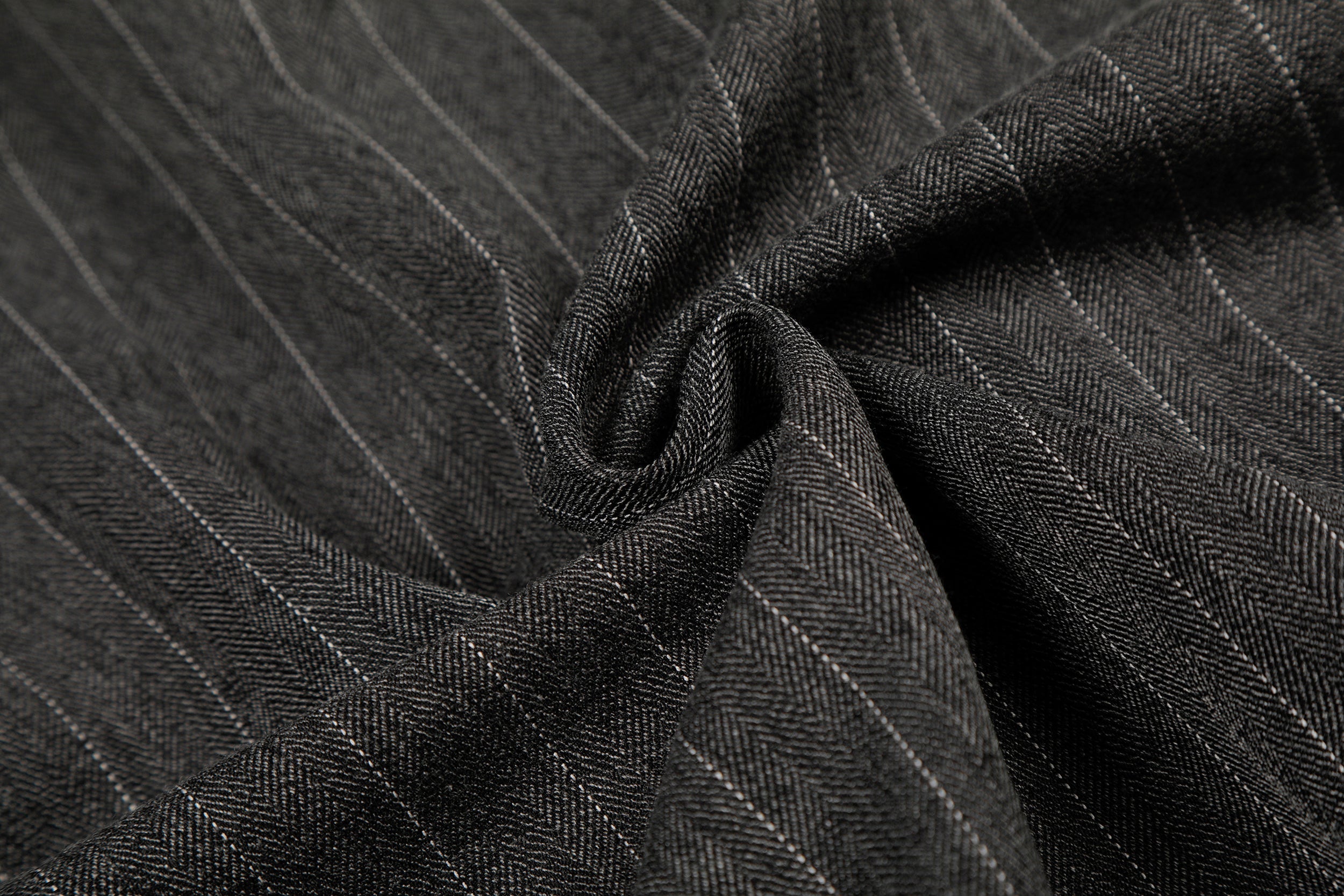 3-6-5.shop Pinstripe Track Zip Jacket