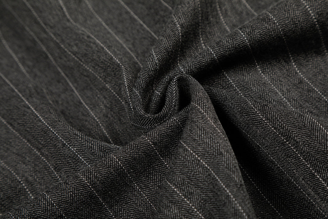 3-6-5.shop Pinstripe Track Zip Jacket
