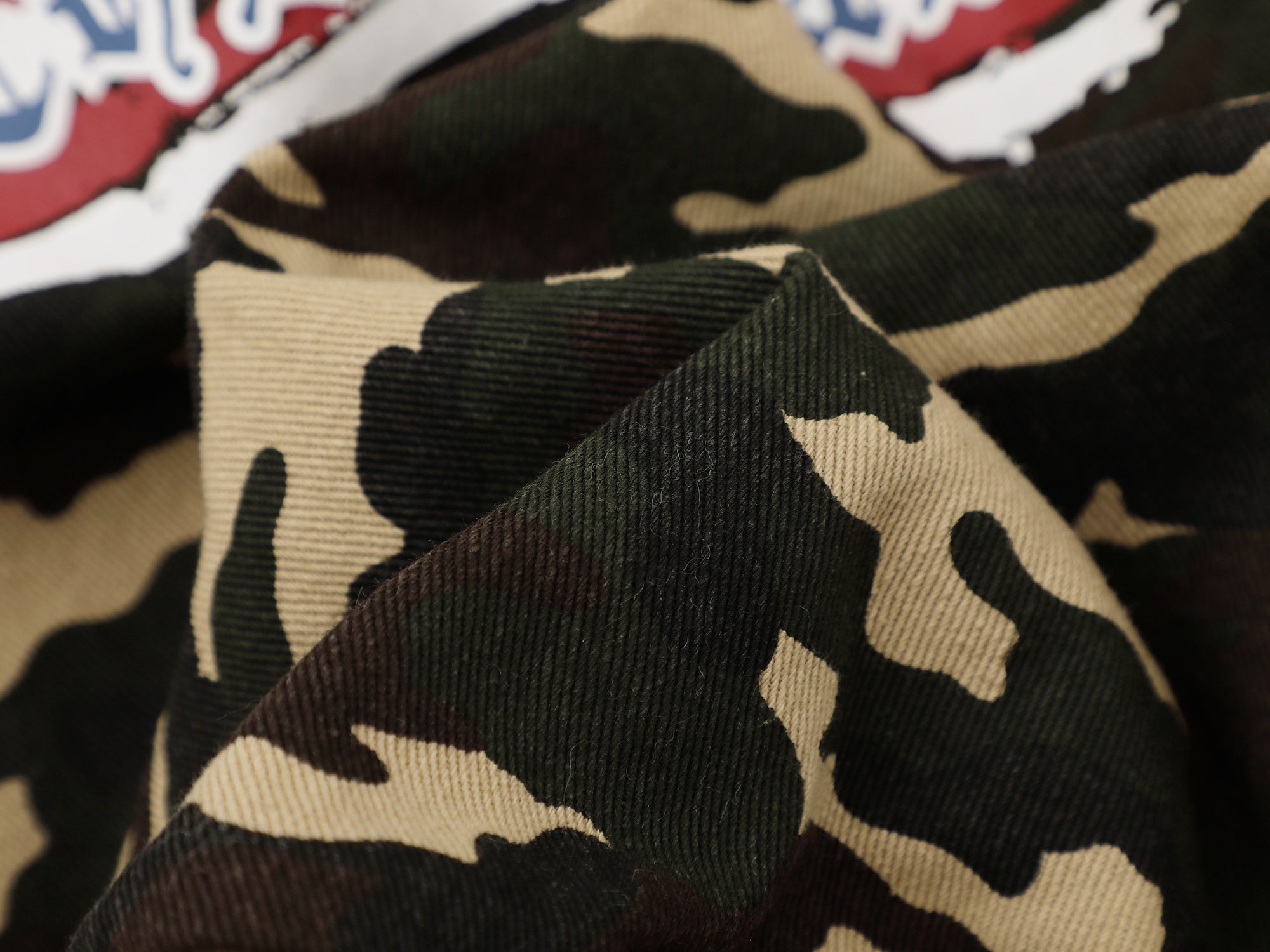 3-6-5.shop Camo Patch Fur Hoodie Jacket