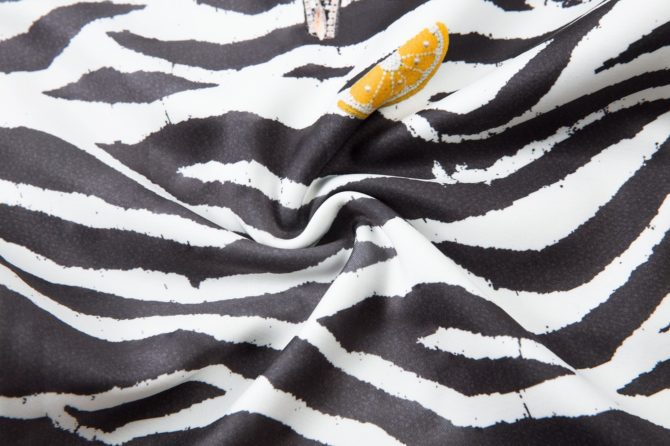 3-6-5.shop Zebra Patch Barrel Pants