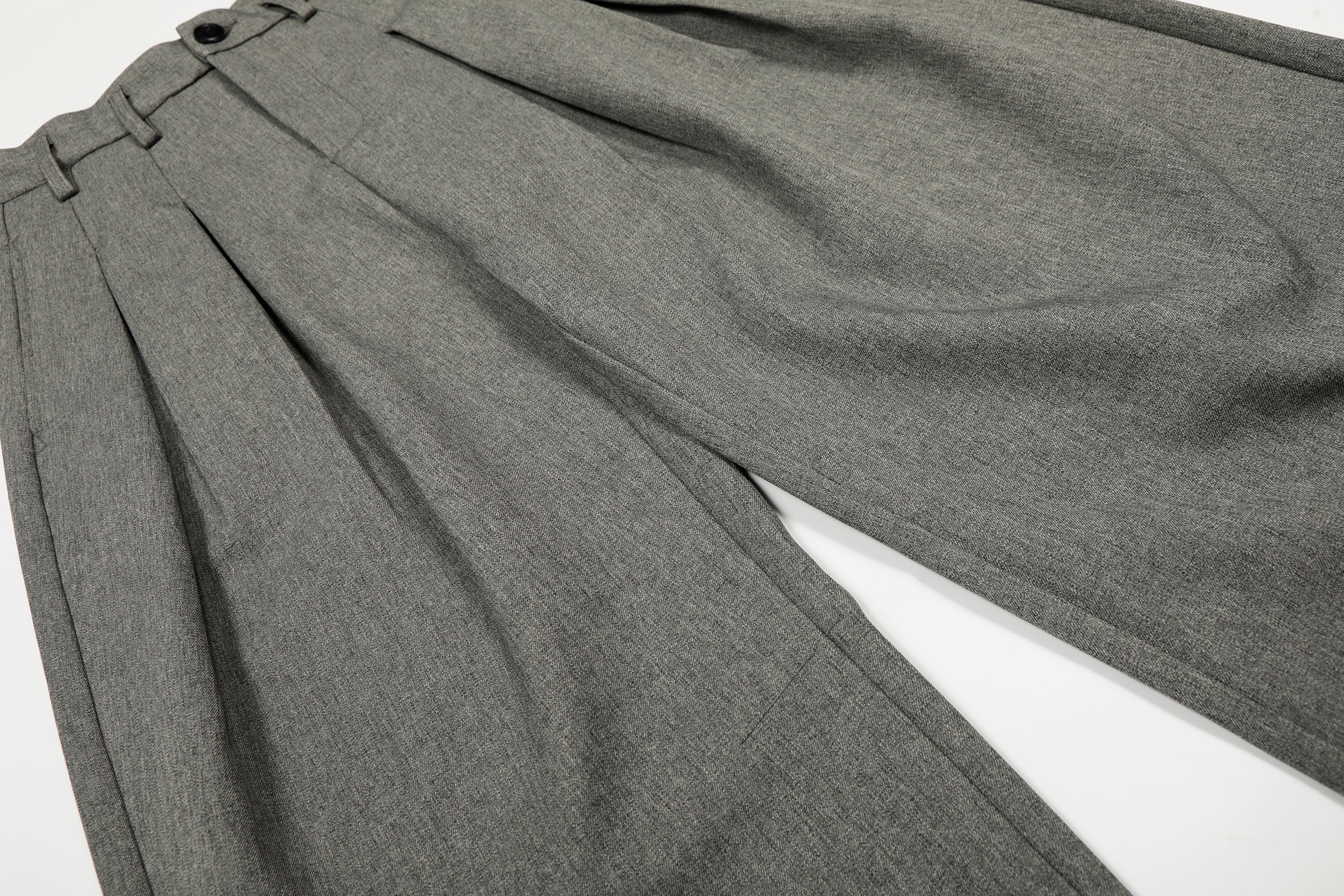 3-6-5.shop Structured Pleated Balloon Trousers