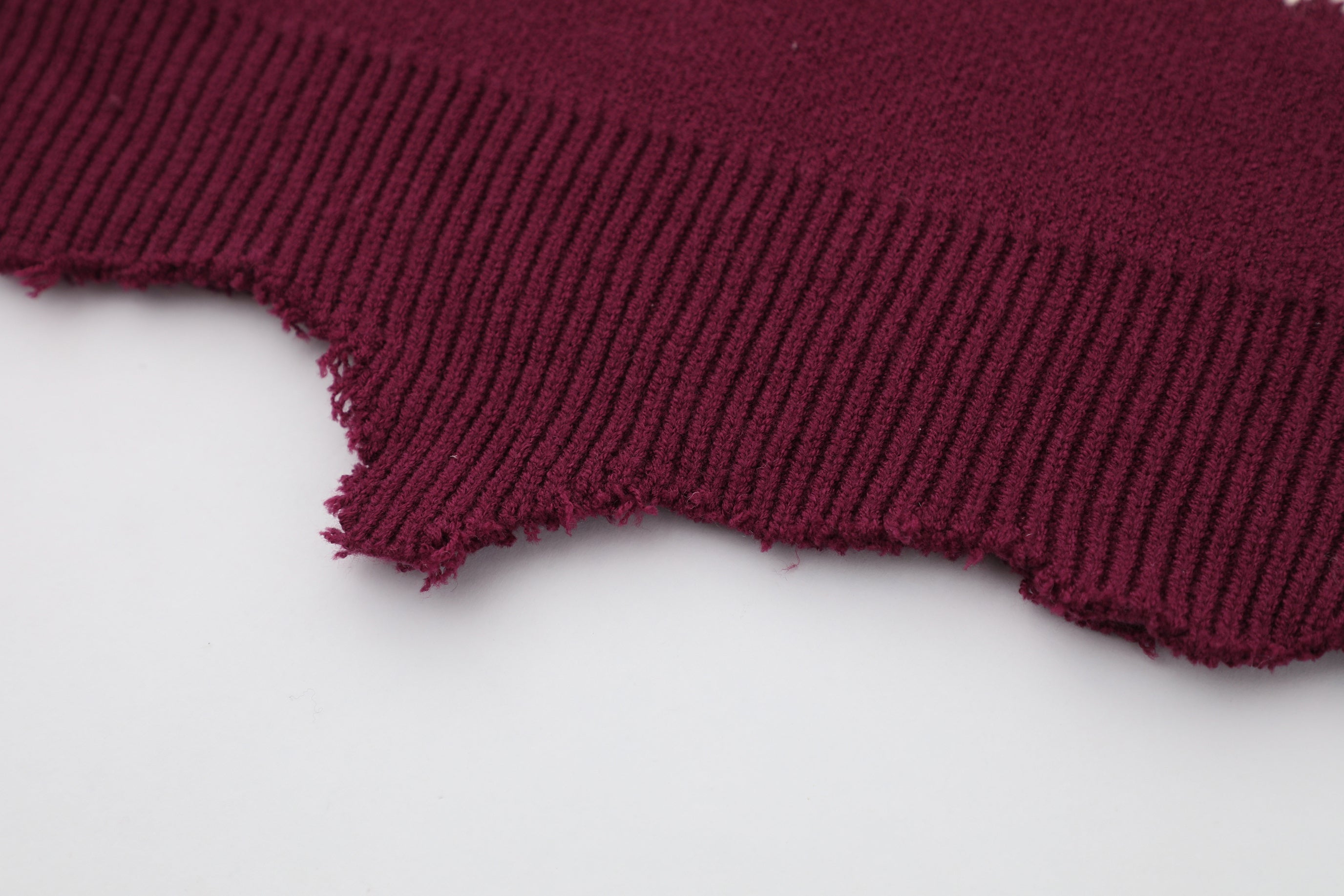3-6-5.shop Flame Spider Distressed Knit Sweater