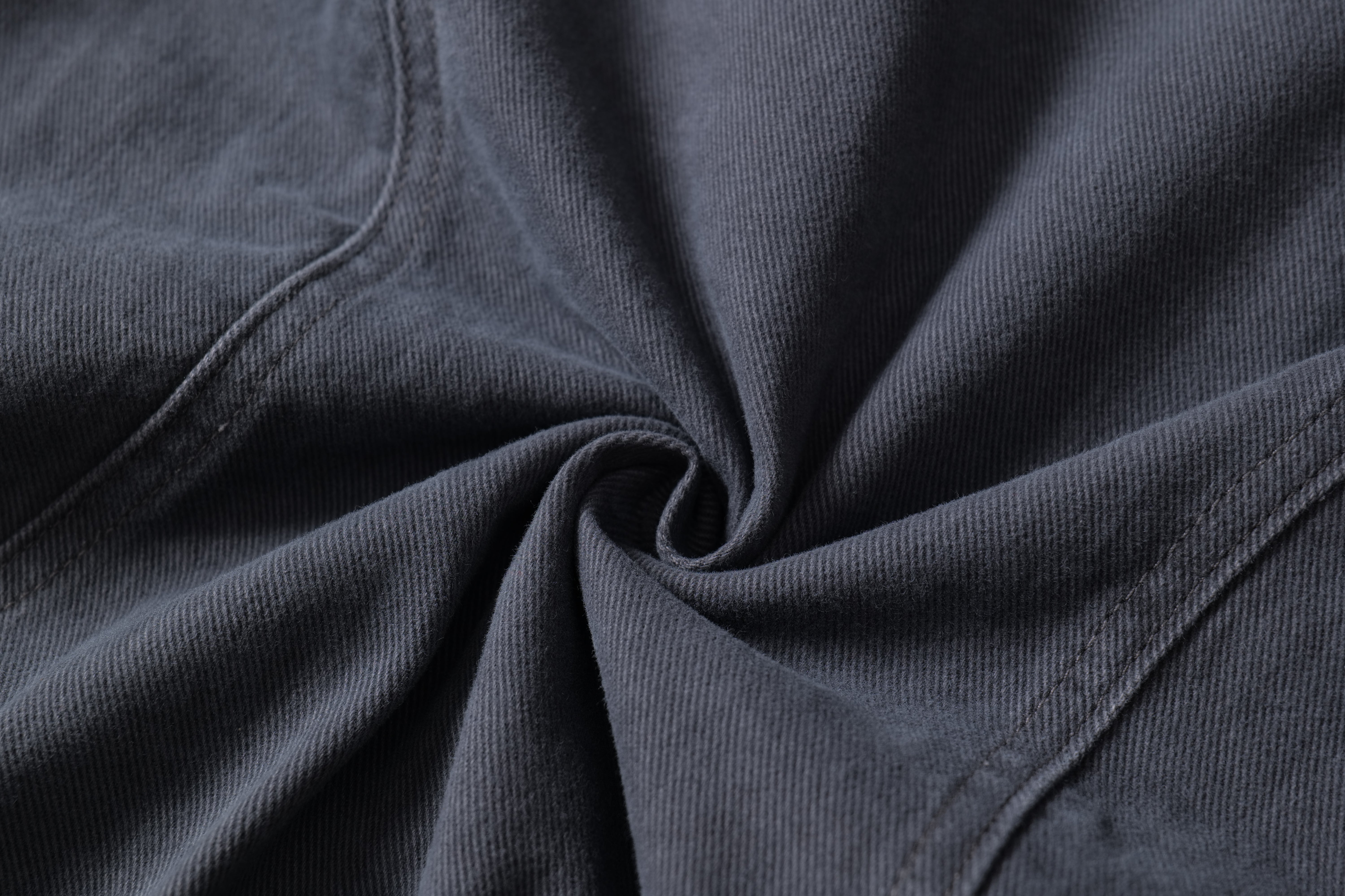 3-6-5.shop Washed Curved-Panel Bomber Jacket