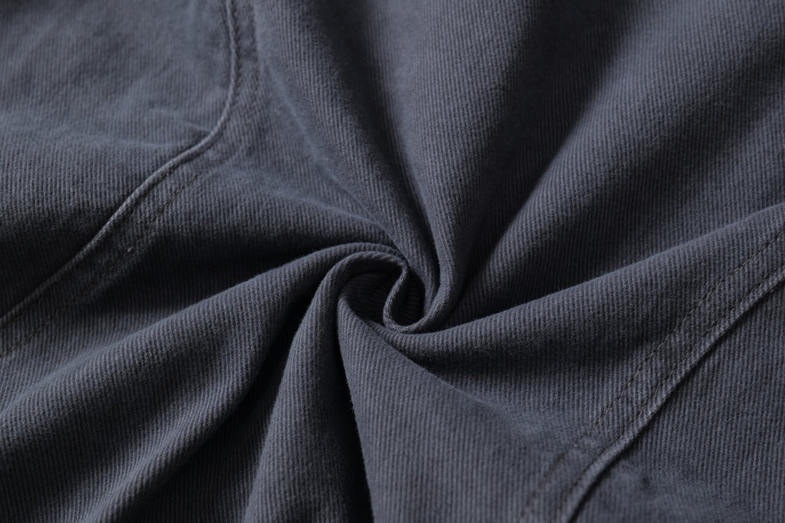 3-6-5.shop Washed Curved-Panel Bomber Jacket