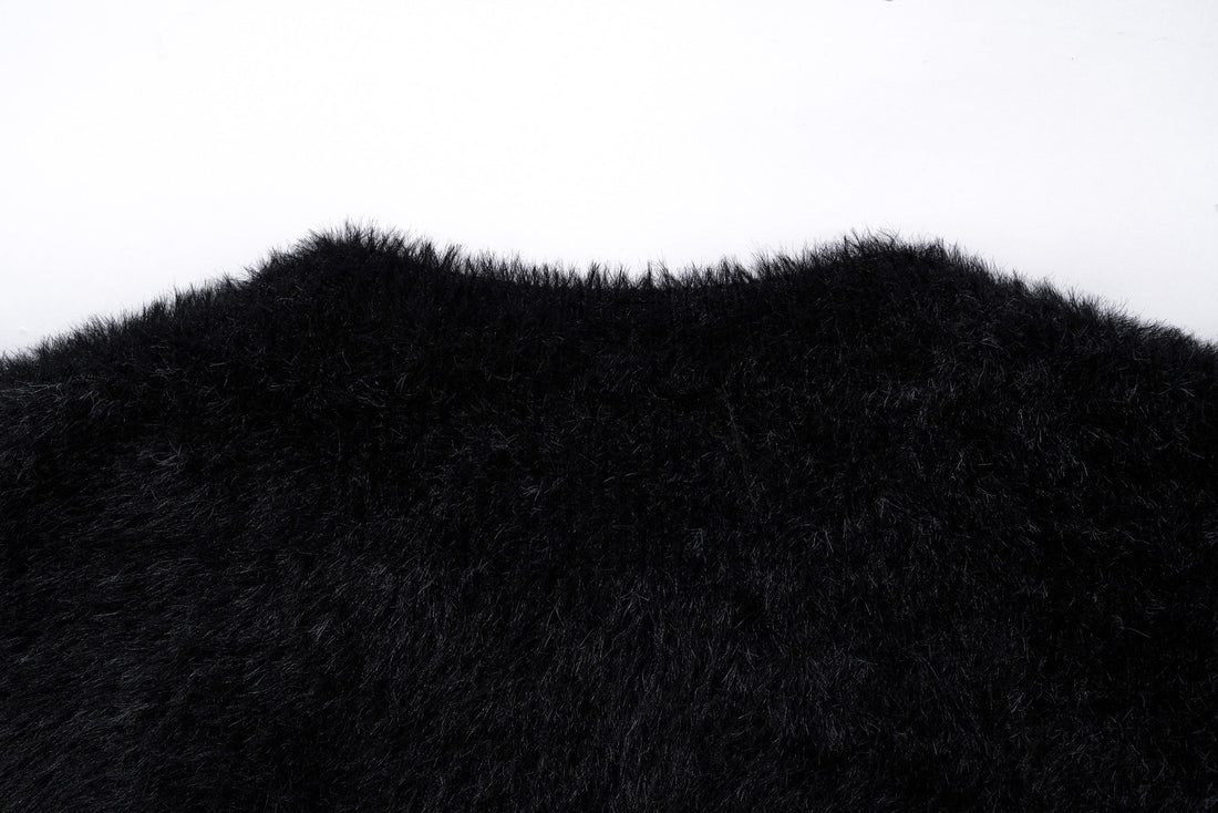 3-6-5.shop Fluffy Crest Knit Sweater