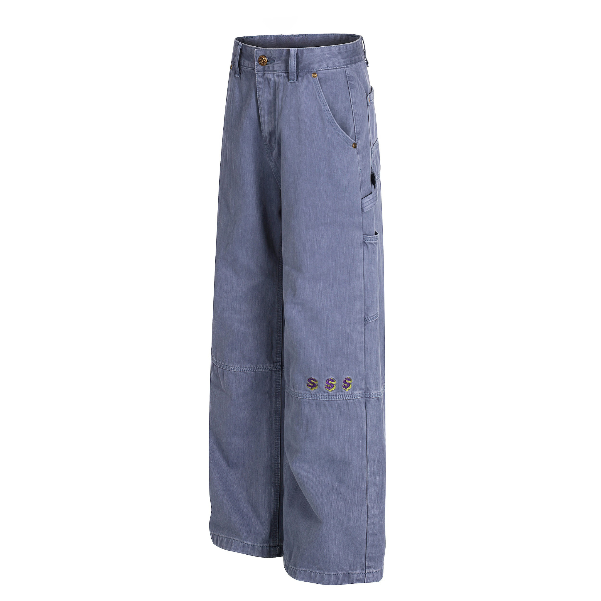 3-6-5.shop Vintage Workwear Denim Pants