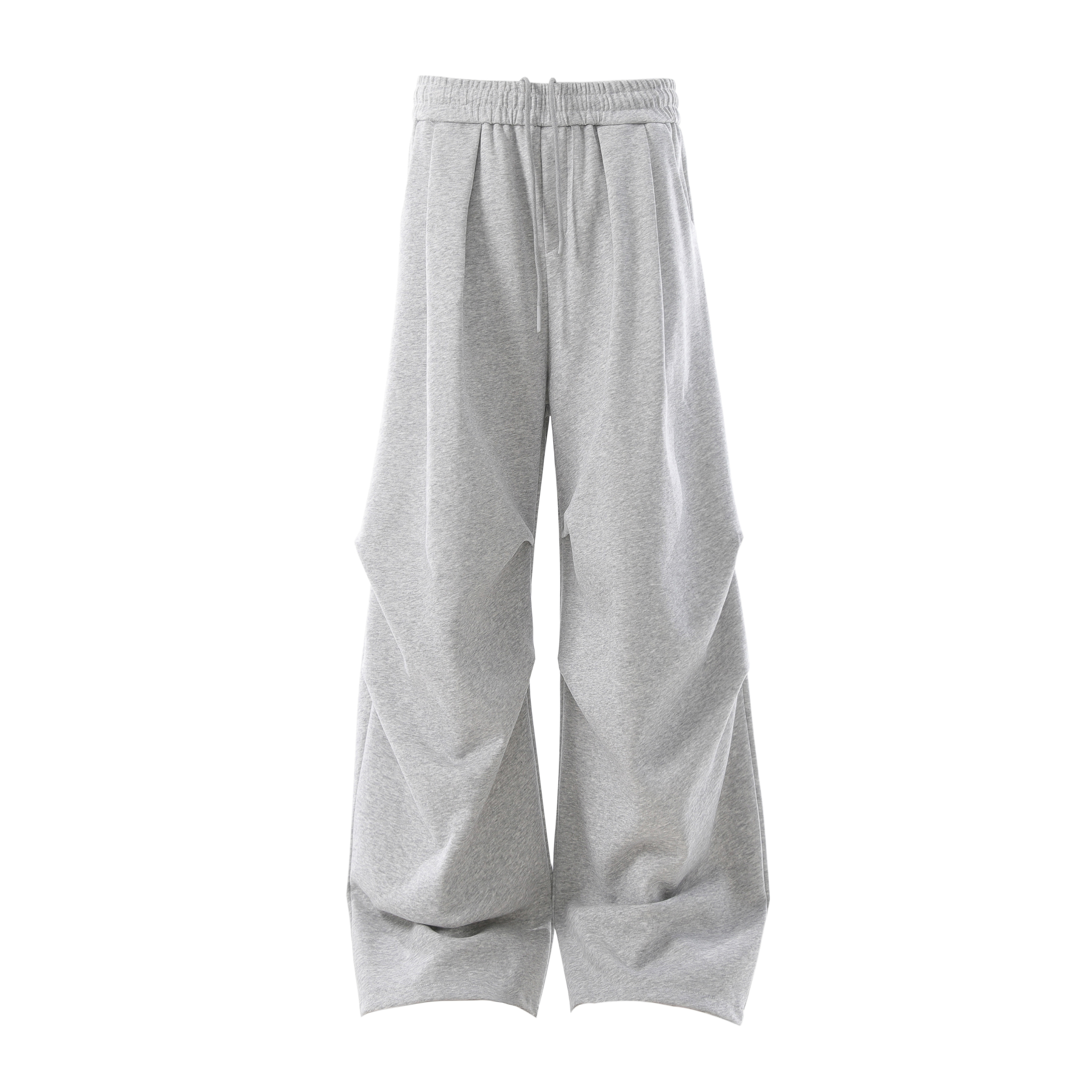 3-6-5.shop Sculpted Pleat Wide-Leg Sweatpants