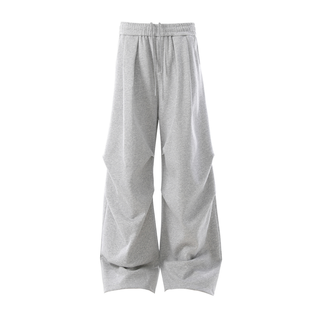 3-6-5.shop Sculpted Pleat Wide-Leg Sweatpants