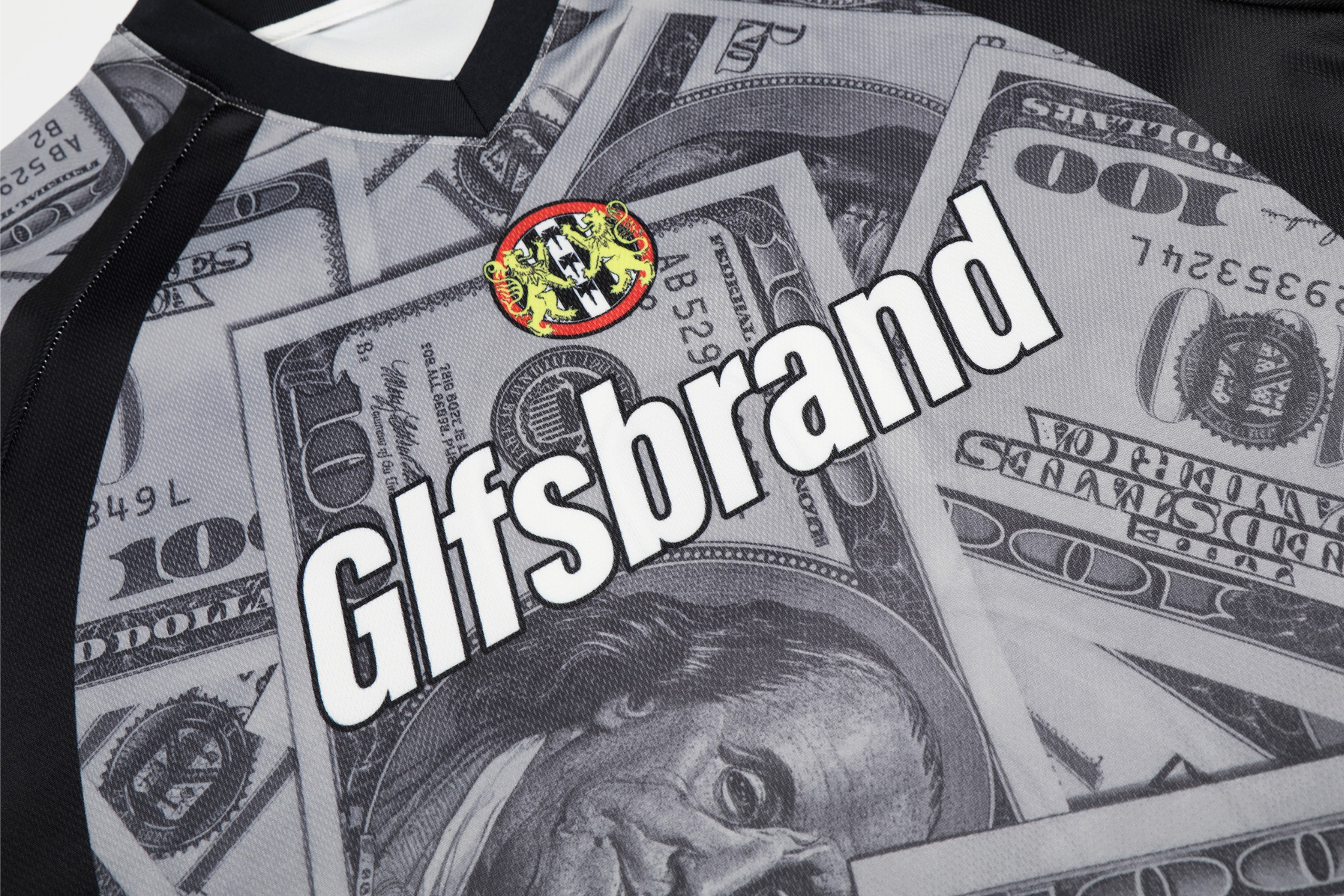 3-6-5.shop Dollar Print Mesh Jersey