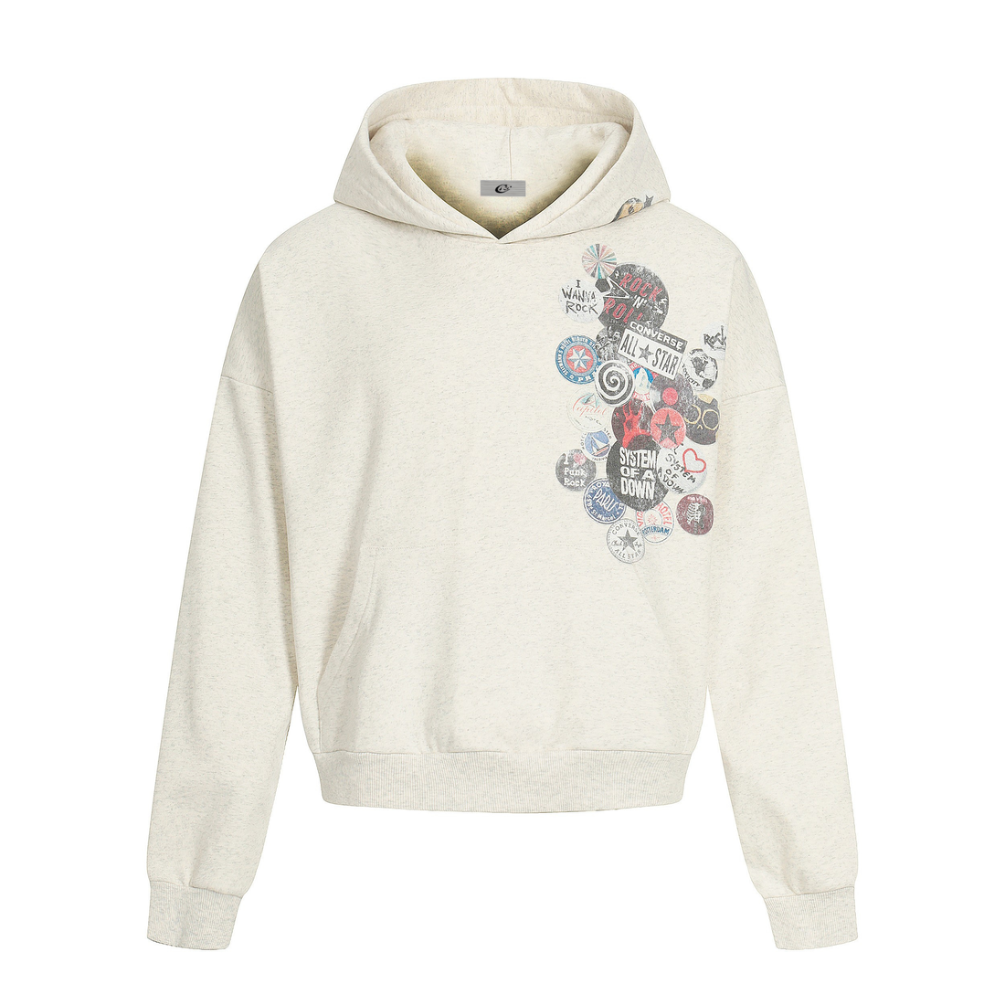 3-6-5.shop Graphic Badge Hoodie