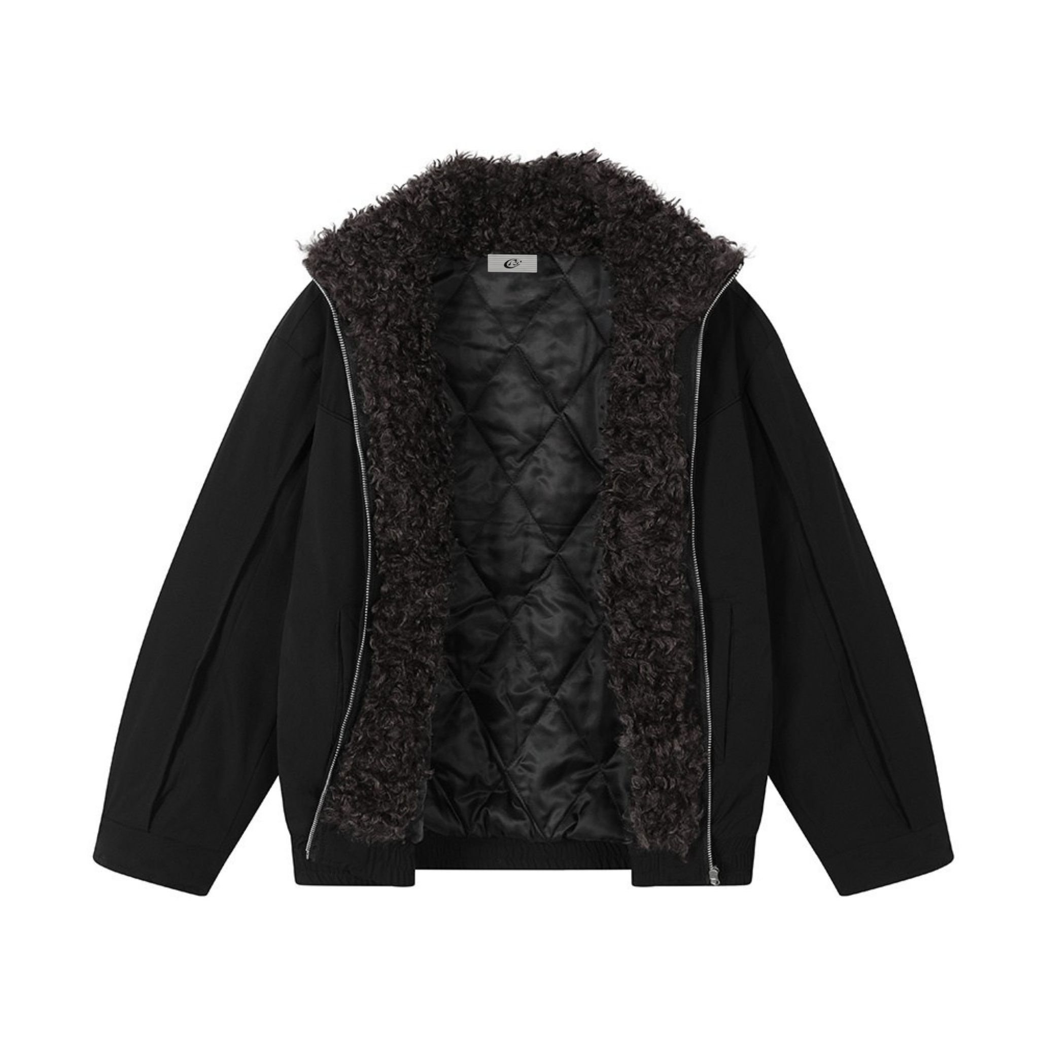 3-6-5.shop Faux Shearling Lined Jacket