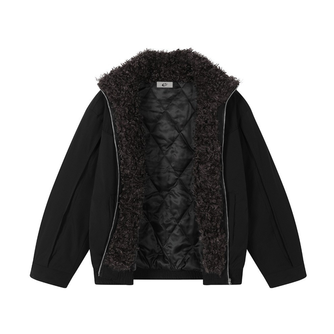 3-6-5.shop Faux Shearling Lined Jacket