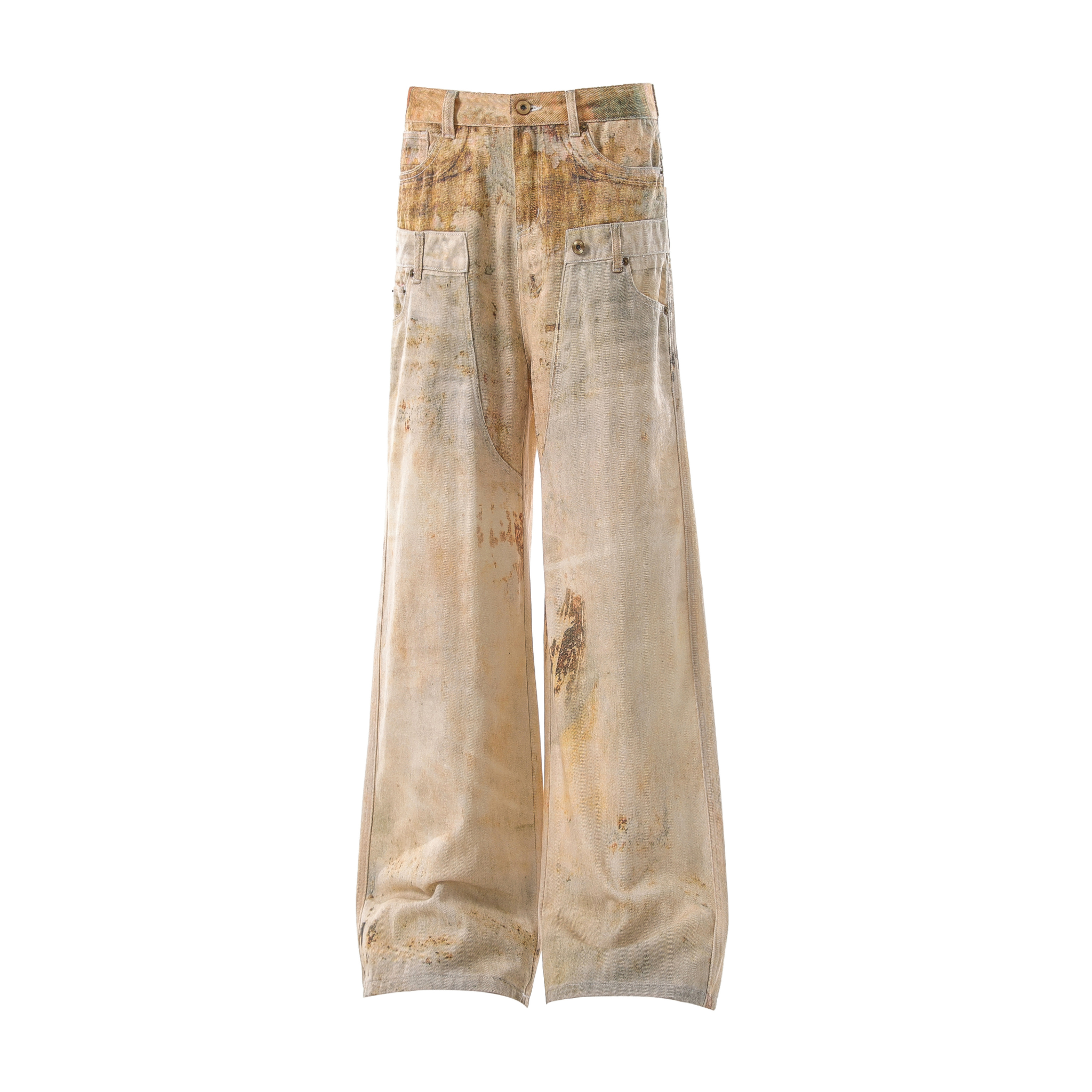 3-6-5.shop Vintage Washed Workwear Jeans