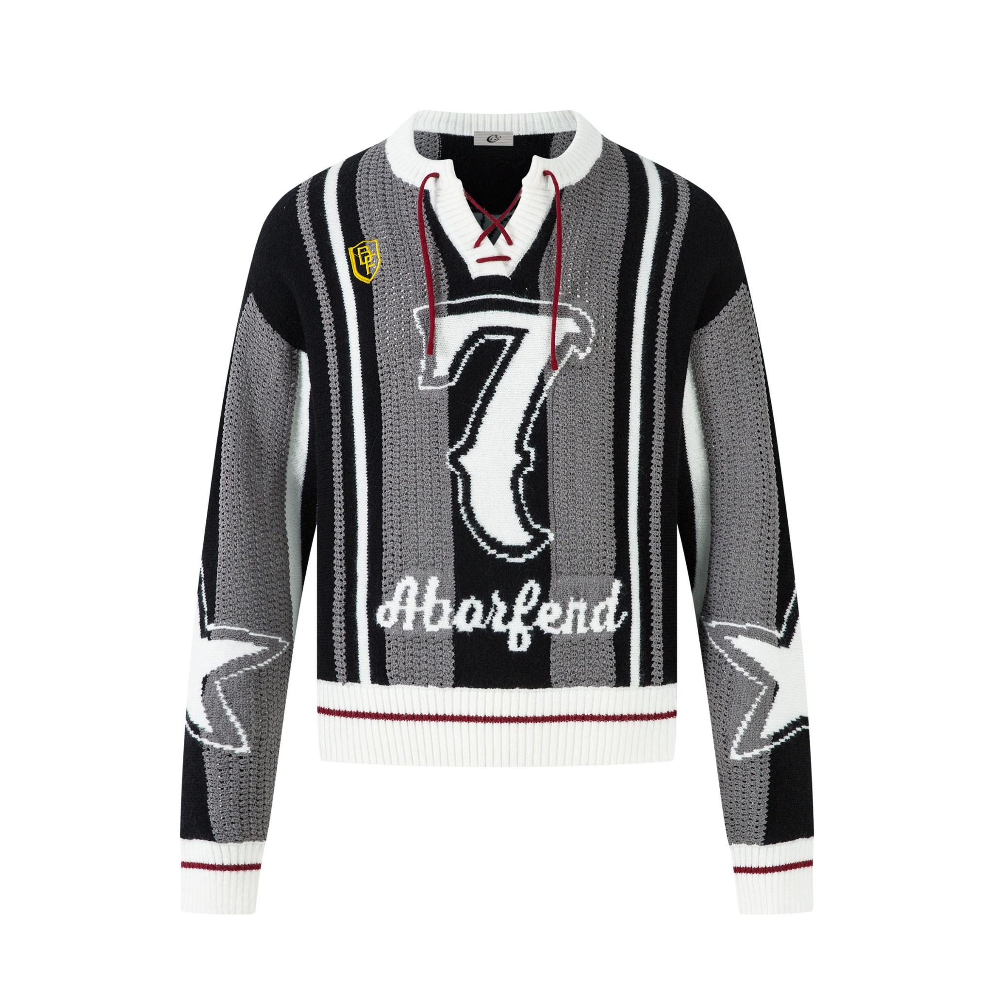 3-6-5.shop Varsity Stripe Knit Sweater