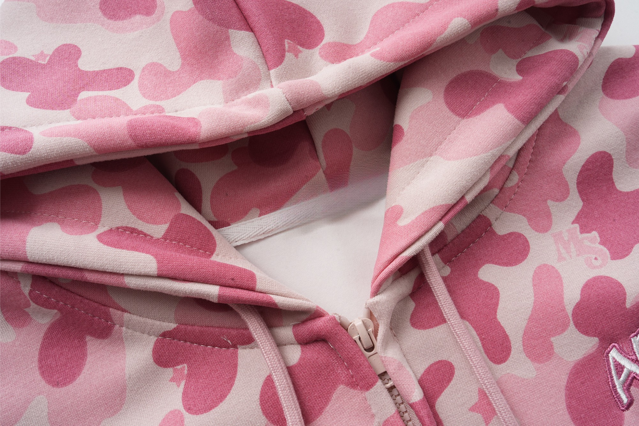 3-6-5.shop Camo Graphic Zip-Up Hoodie