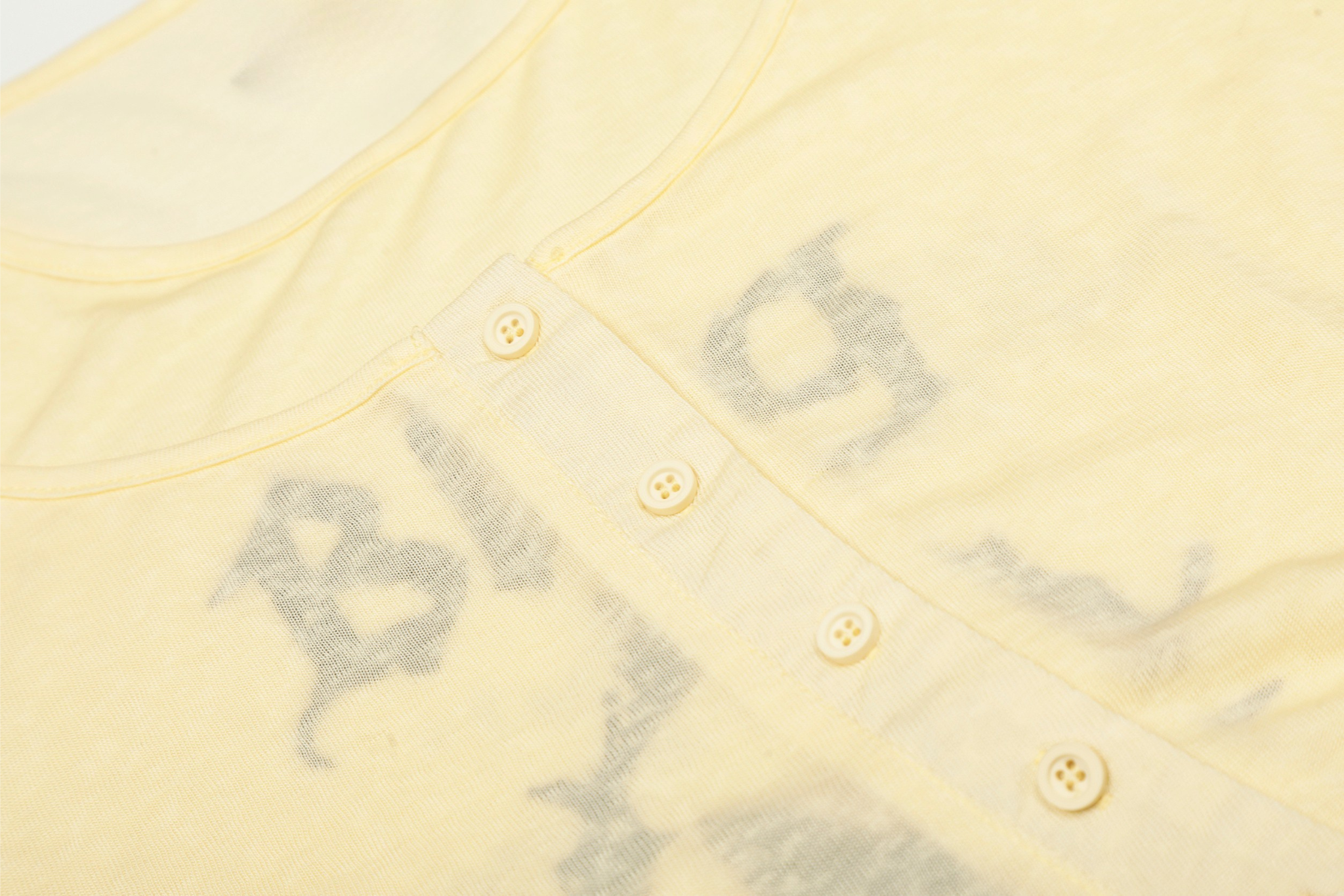 3-6-5.shop Graphic Long Sleeve Henley Tee