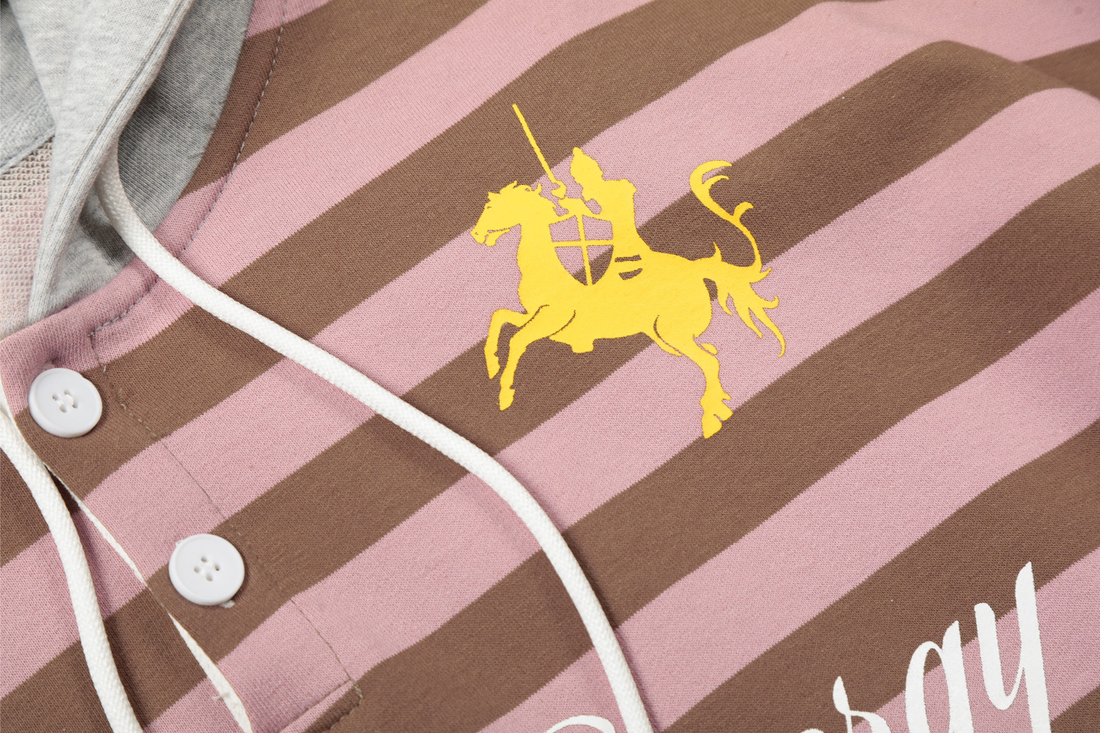 3-6-5.shop Striped Rugby Hoodie