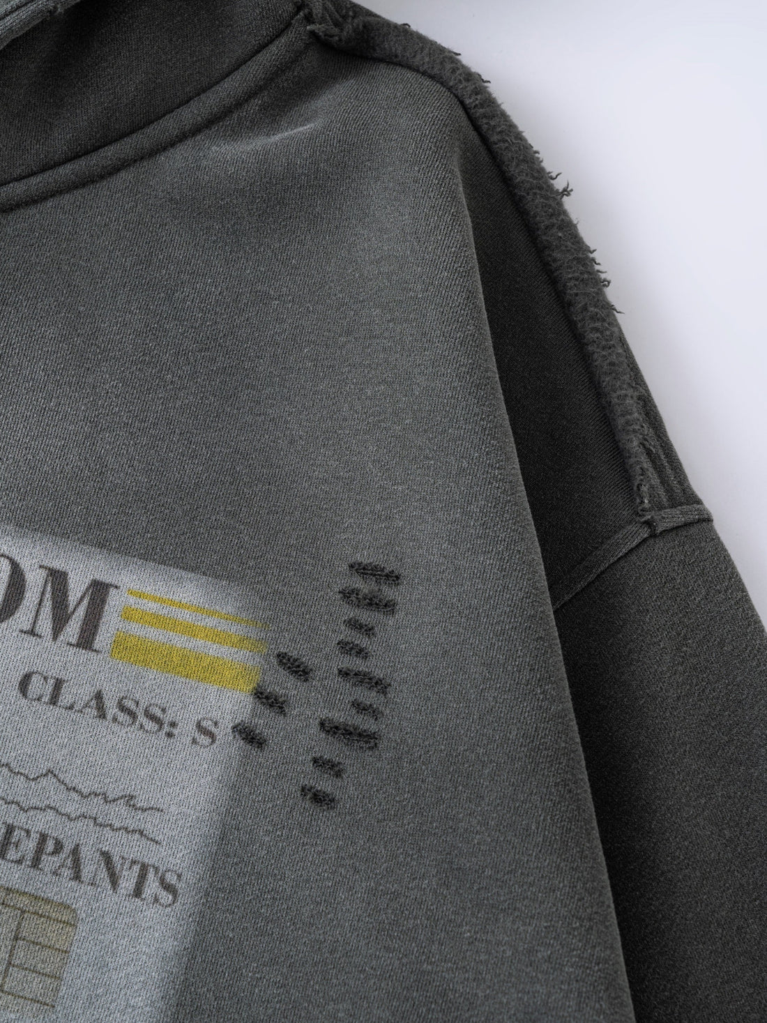 3-6-5.shop Vintage Wash Graphic Zip Hoodie