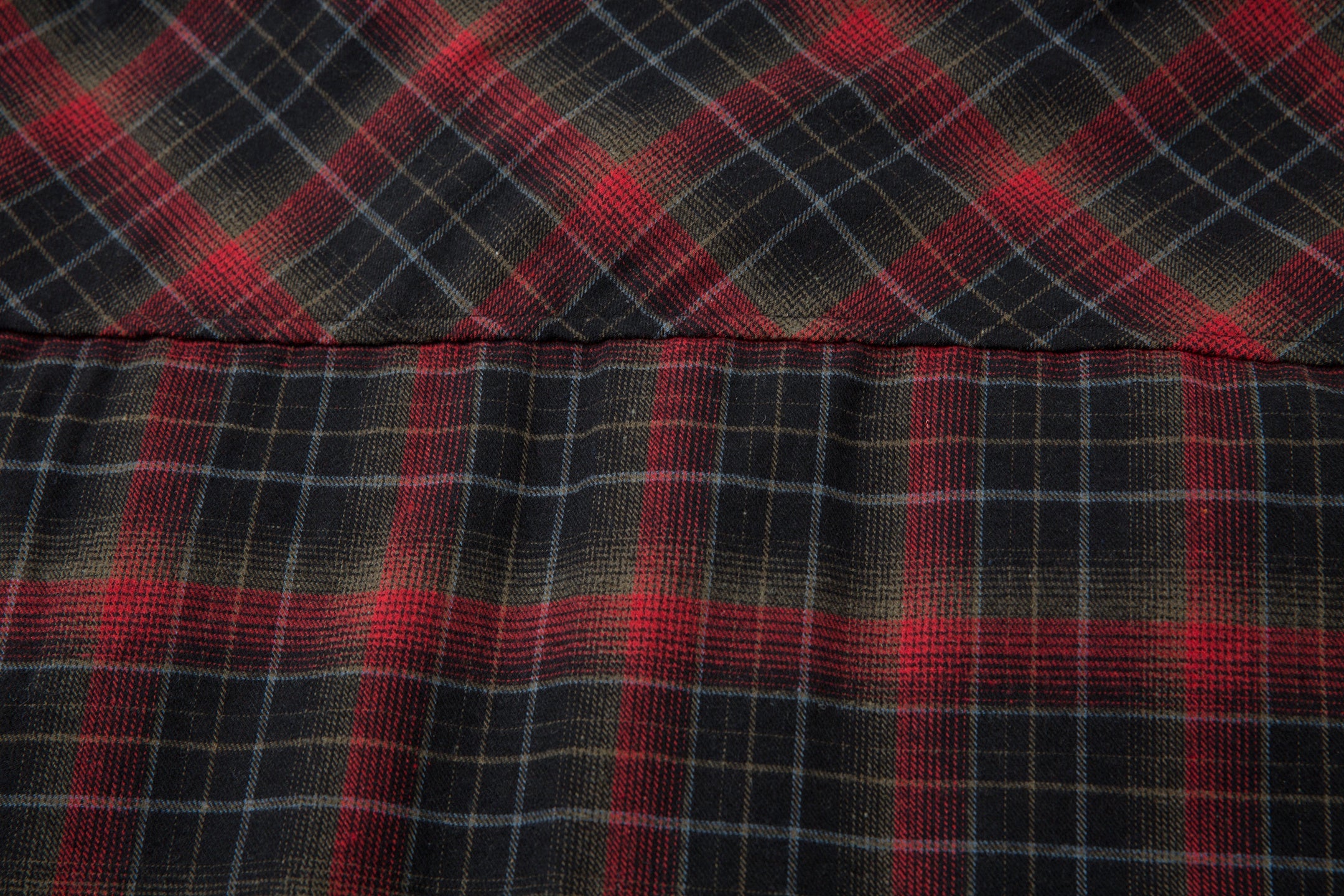 3-6-5.shop Plaid Faux-Leather Trim Flannel Shirt Jacket