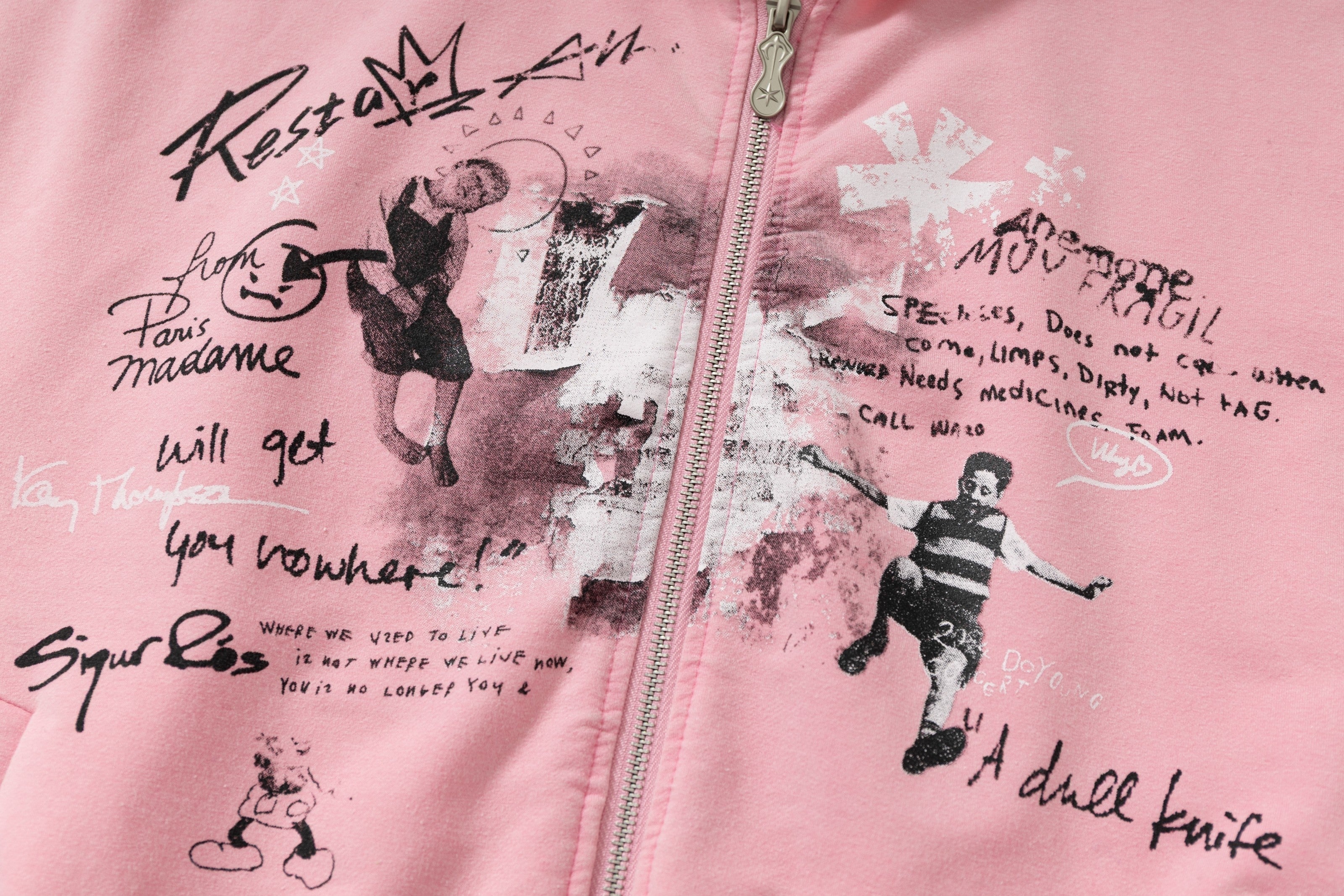 3-6-5.shop Gradient Graphic Zip Hoodie