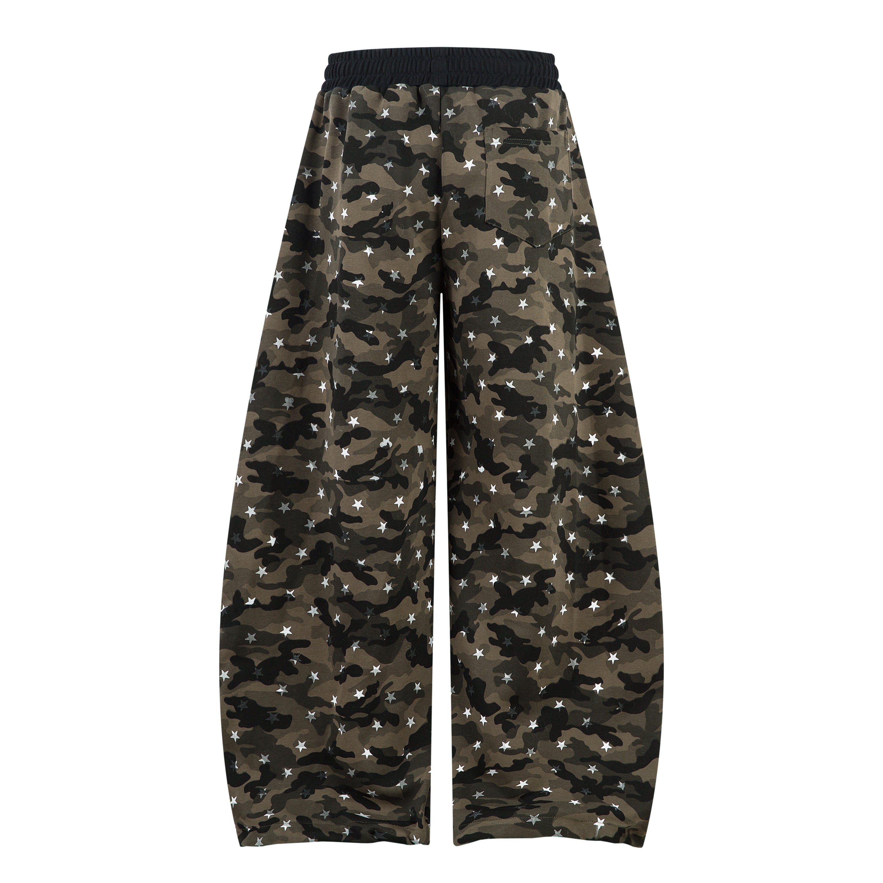 3-6-5.shop Star Camo Wide-Leg Sweatpants
