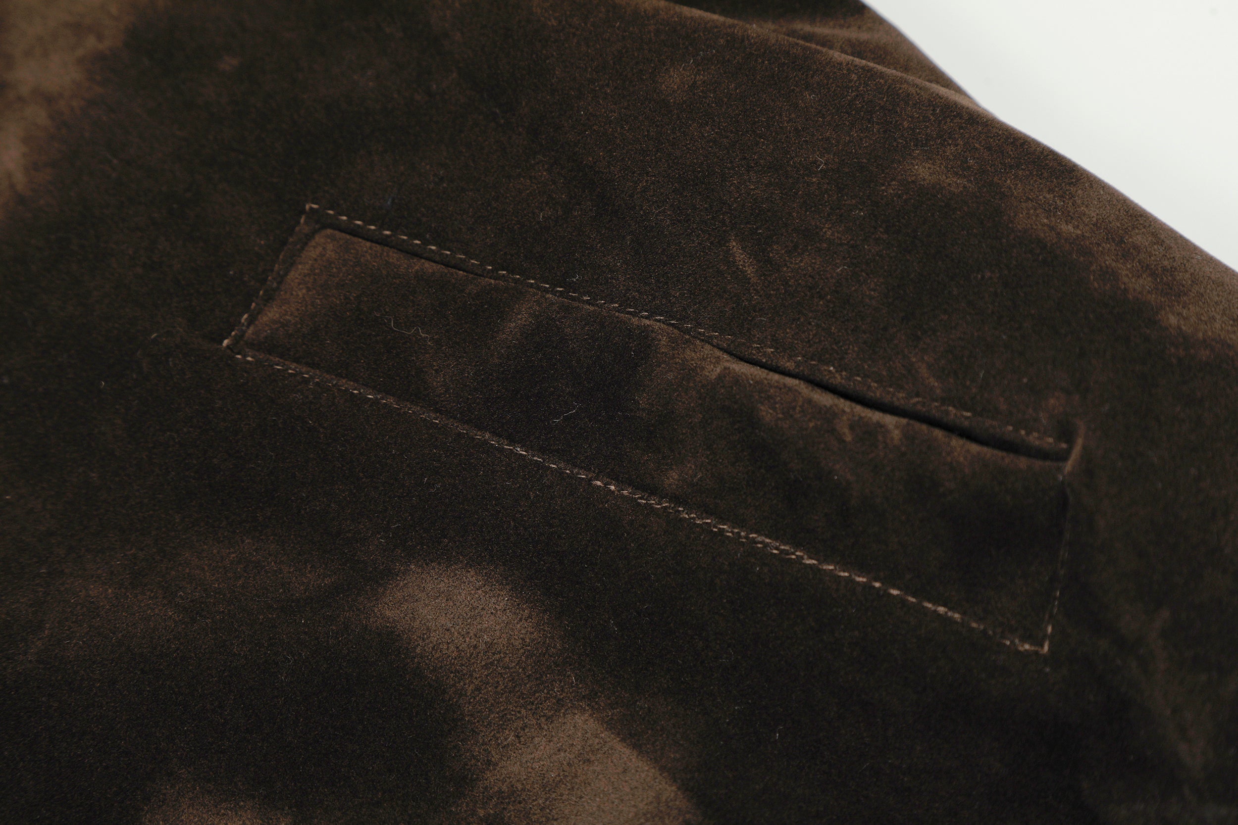 3-6-5.shop Embroidered Suede Metal Clasp Jacket