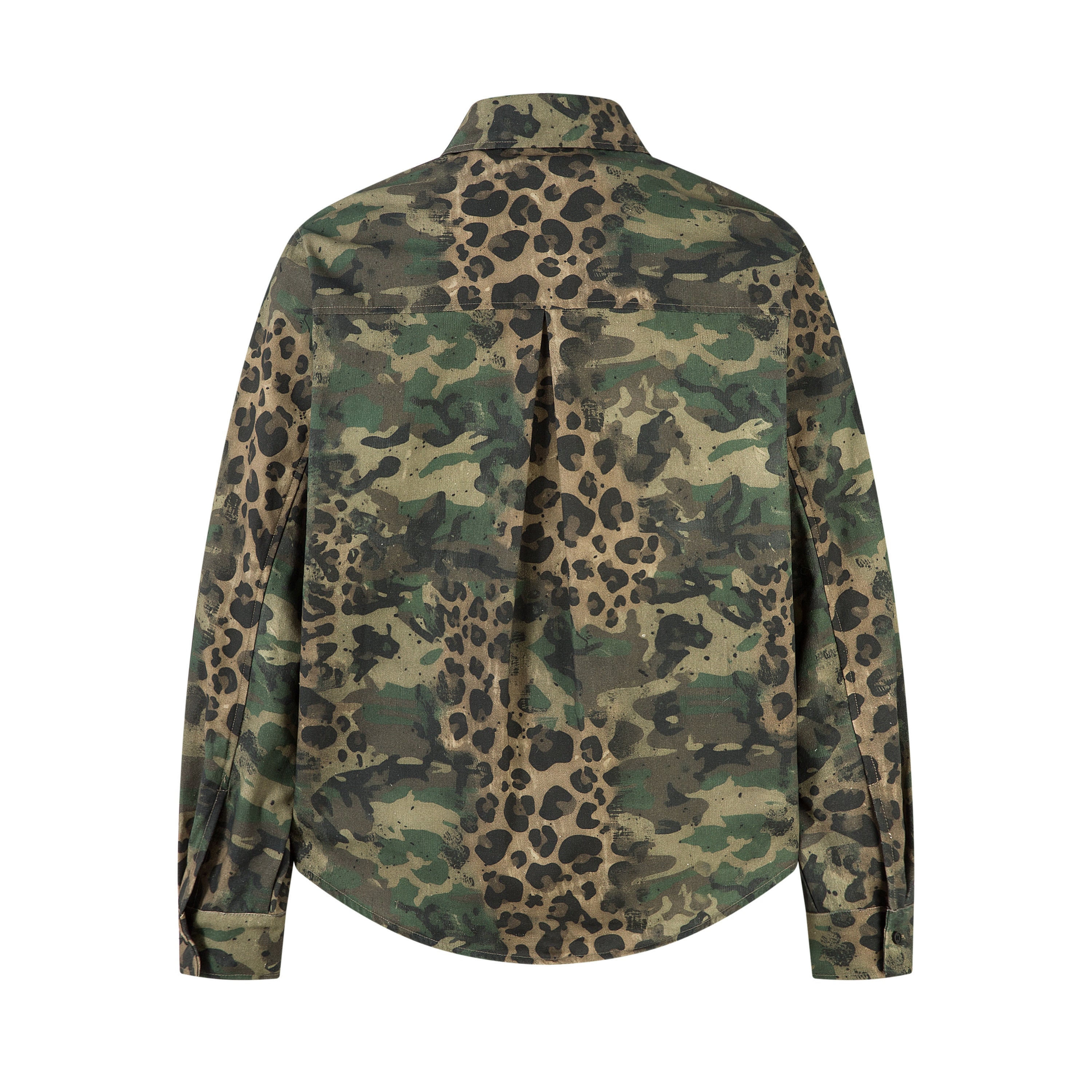 3-6-5.shop Camo-Leopard Hybrid Utility Shirt
