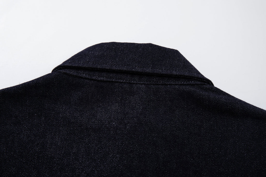 3-6-5.shop Buckle Detail Denim Jacket