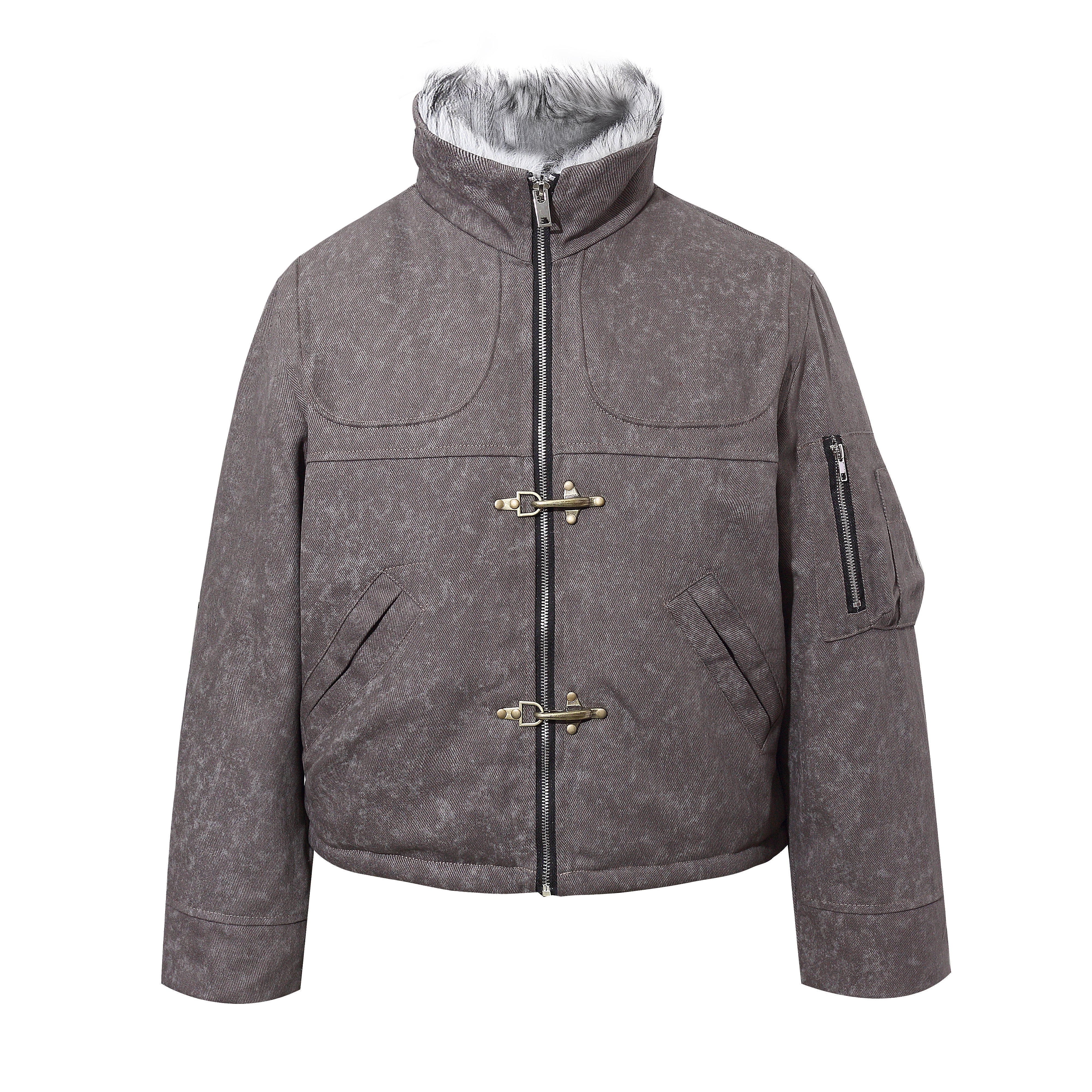 3-6-5.shop Vintage Toggle Cotton Jacket