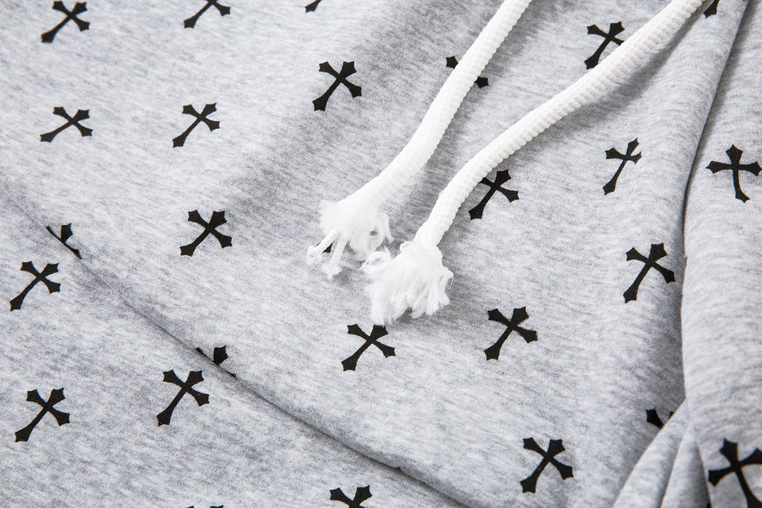 3-6-5.shop Cross Print Sweatpants