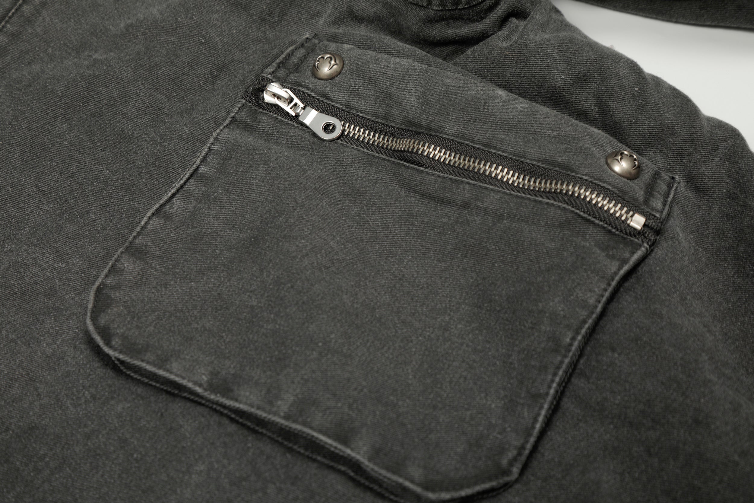 3-6-5.shop Washed Utility Hooded Jacket