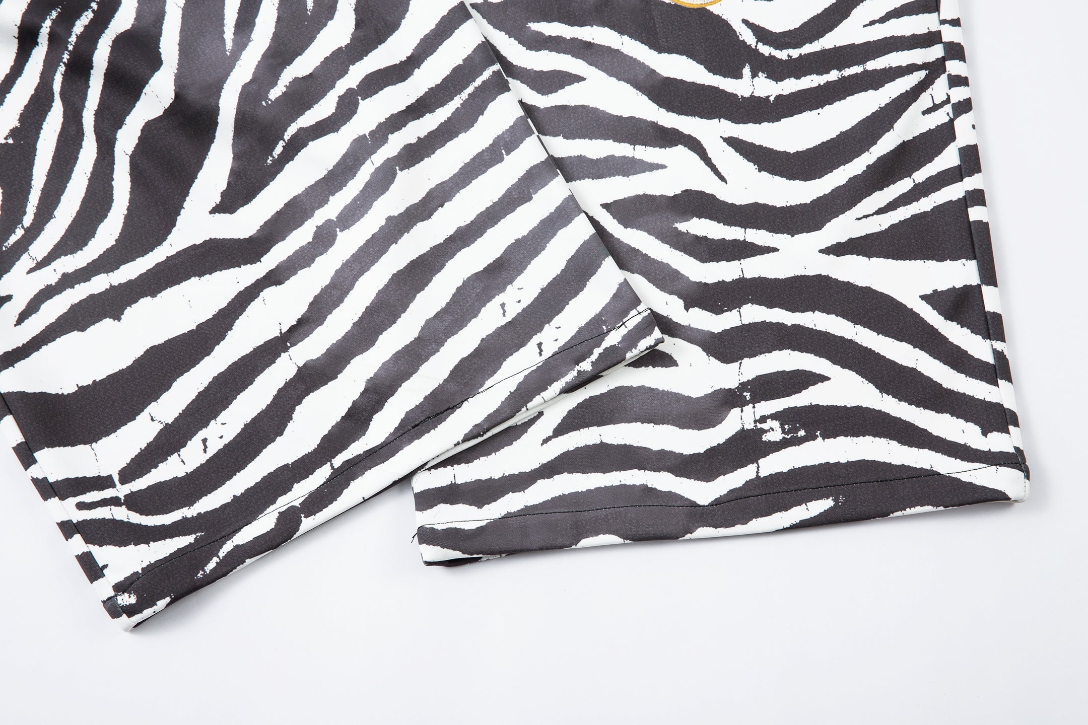 3-6-5.shop Zebra Patch Barrel Pants