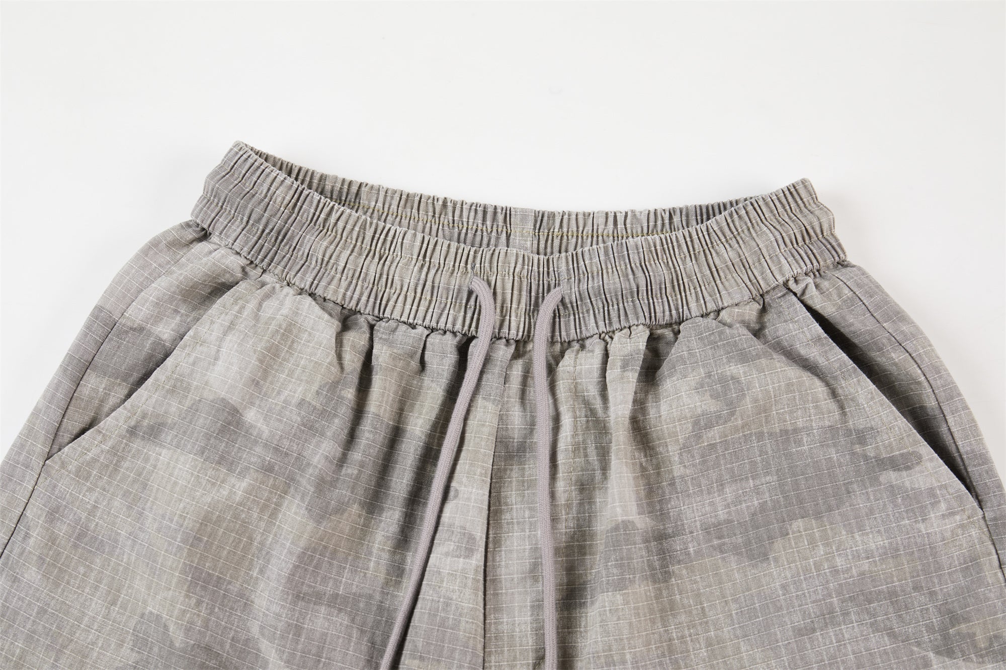 3-6-5.shop Washed Camo Wide-Leg Pants
