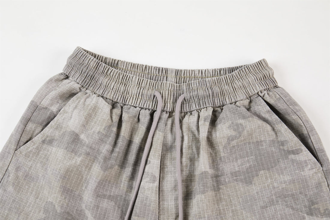 3-6-5.shop Washed Camo Wide-Leg Pants