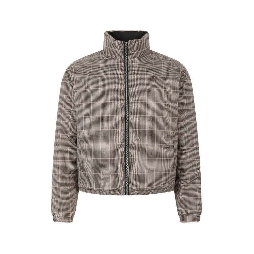 3-6-5.shop Reversible Check Puffer Jacket