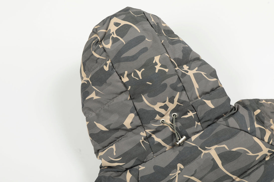 3-6-5.shop Camo Down Puffer Jacket