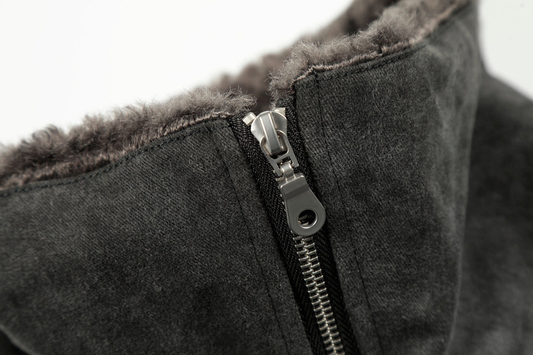3-6-5.shop Washed Cotton Bomber Jacket