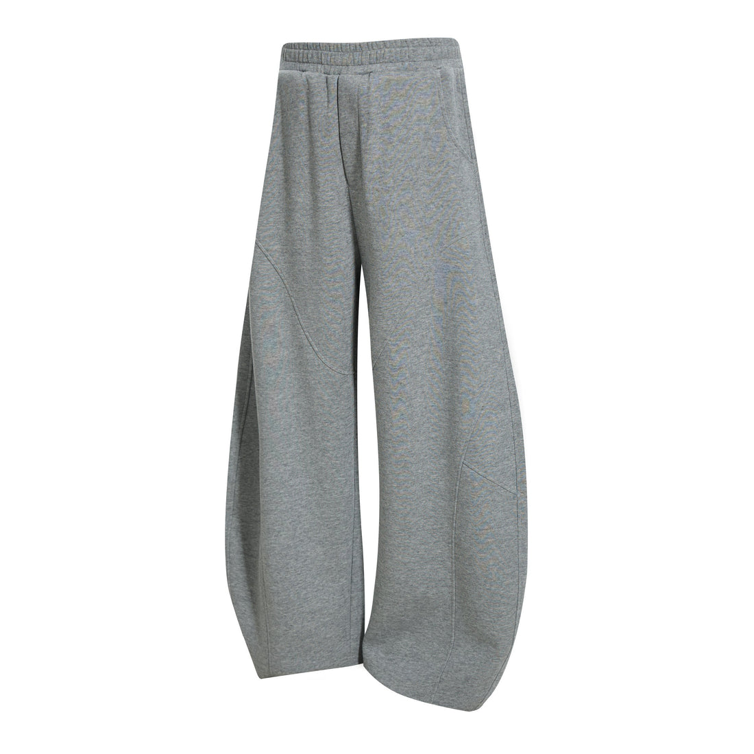 3-6-5.shop Curved Panel Wide-Leg Sweatpants