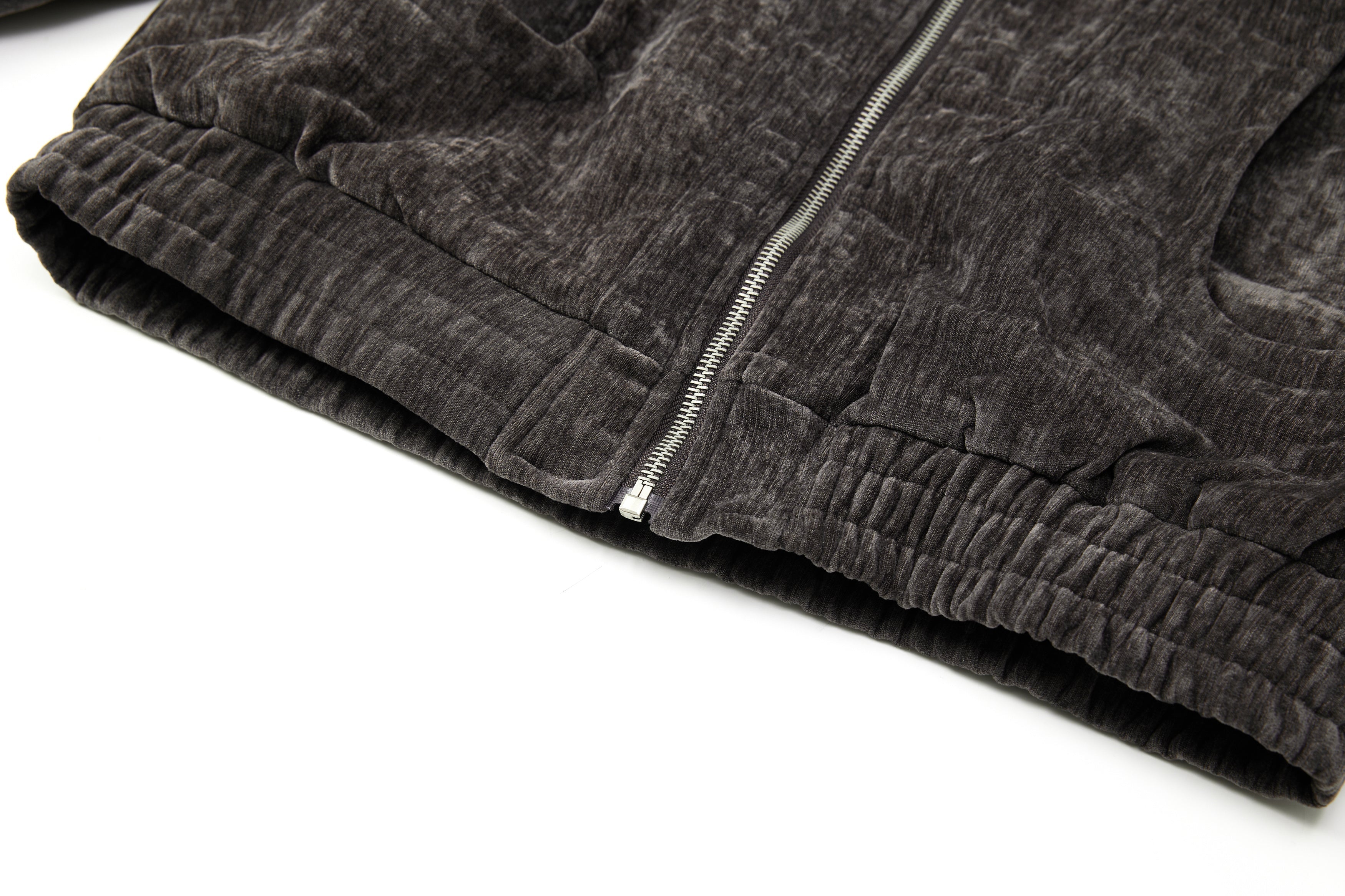 3-6-5.shop Chenille Panel Bomber Jacket